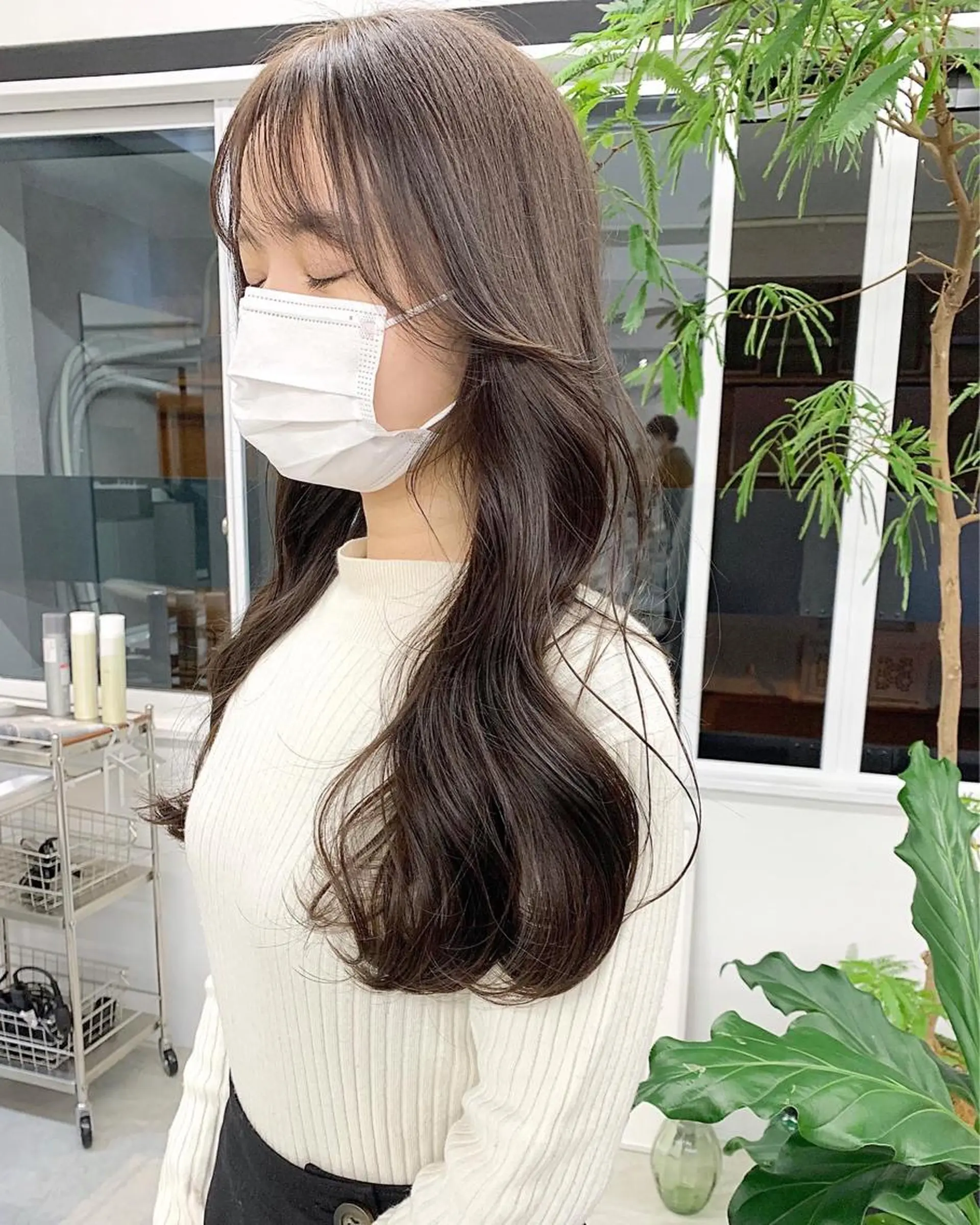 ロング カラー カット ヘアカラー 樫原裕二 /柔らかいカラーのヘアスタイル