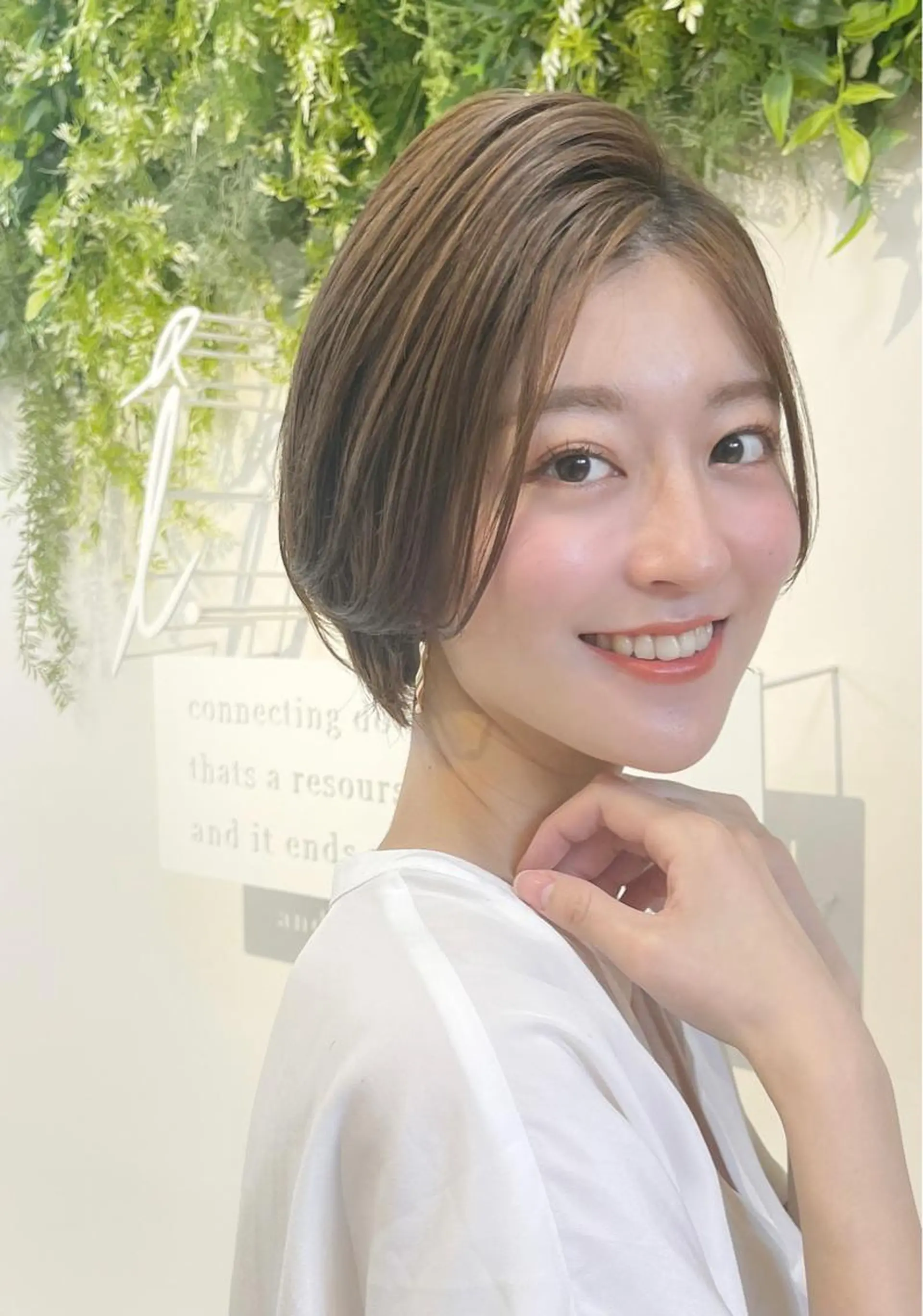 ショート カット ヘアカラー トリートメント イメチェンカット✂️ 錦糸町佐藤店長のヘアスタイル
