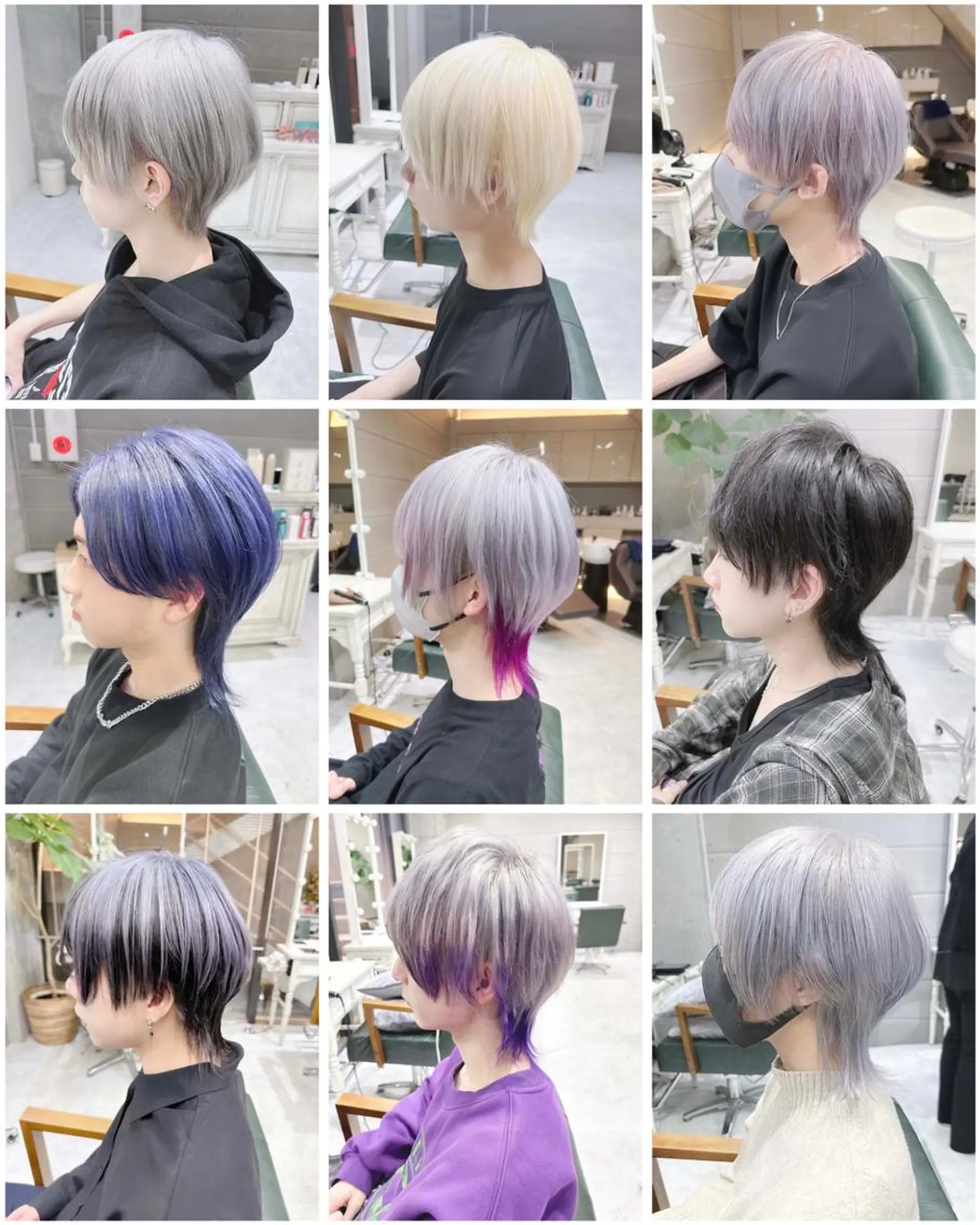 ショート カラー モテ髪透明感❤️ デイズヘアカラーのヘアスタイル