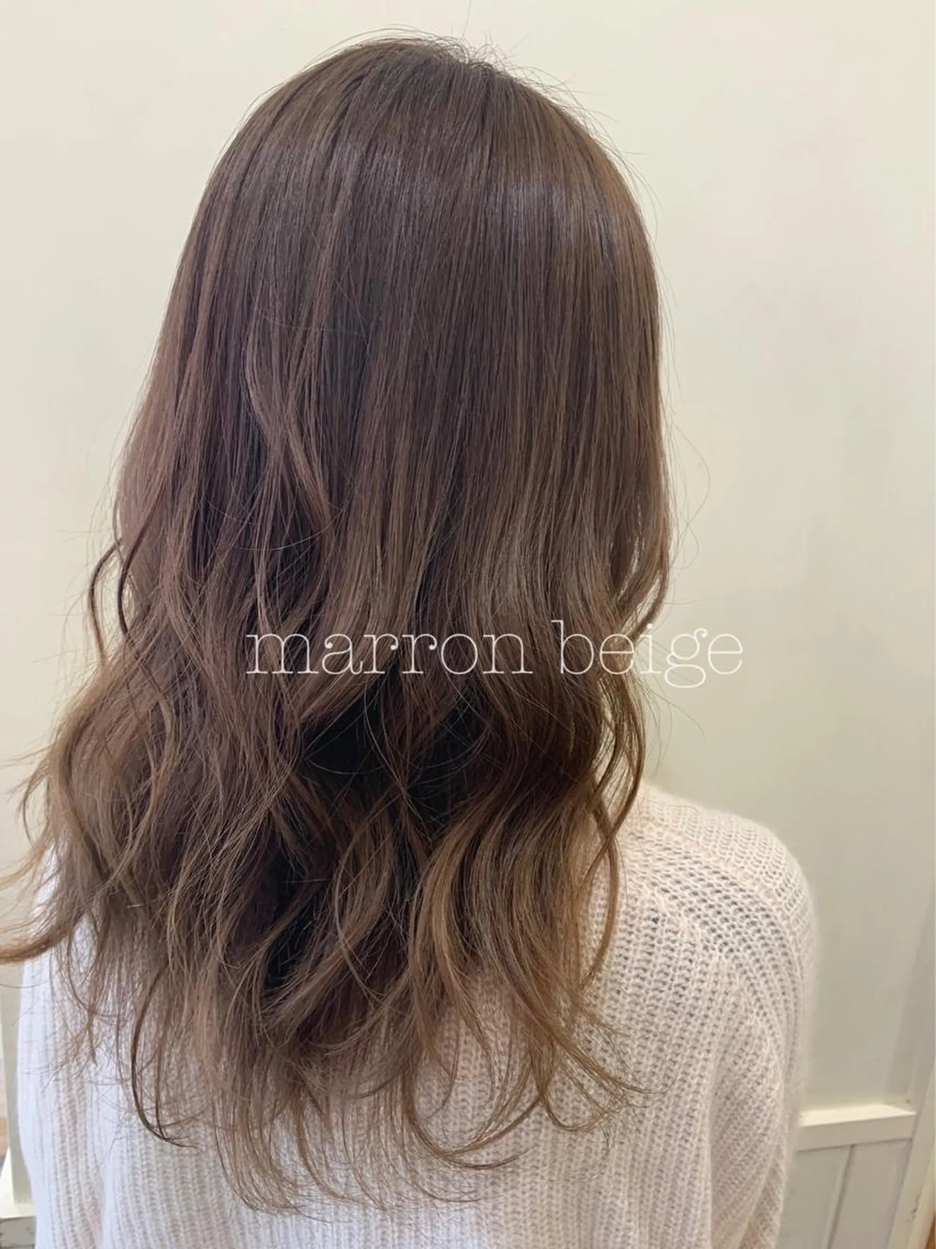 セミロング カラー カット ヘアカラー トリートメント ぱつっとボブ/ 小野あかねのその他イメージ