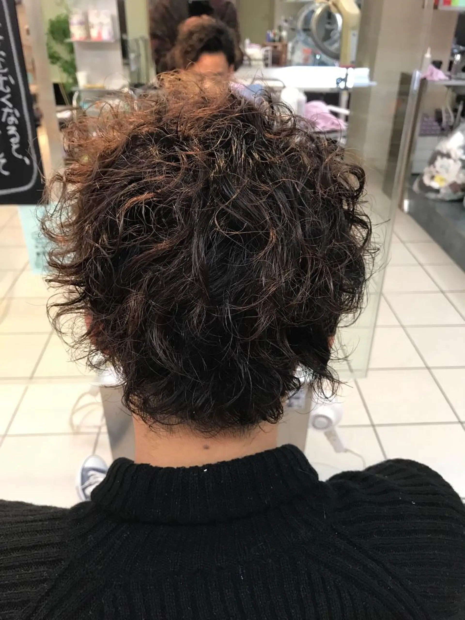 ショート パーマ メンズ Livnaリヴナ立川所属・レイヤー/ハイライト /立川/赤池宏隆のヘアスタイル