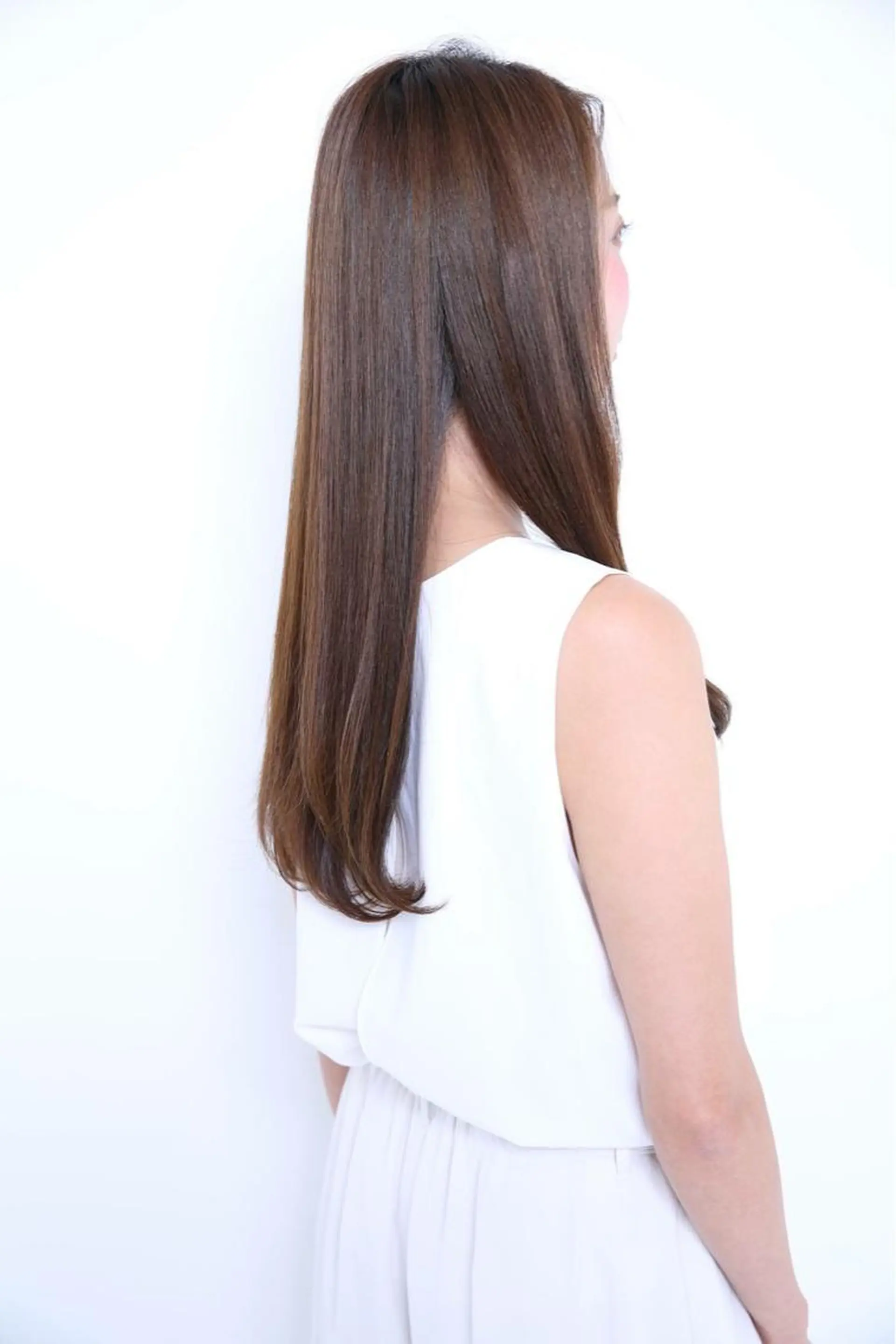 ロング ブリーチなしダブル/ レイヤーカット 小棹のヘアスタイル