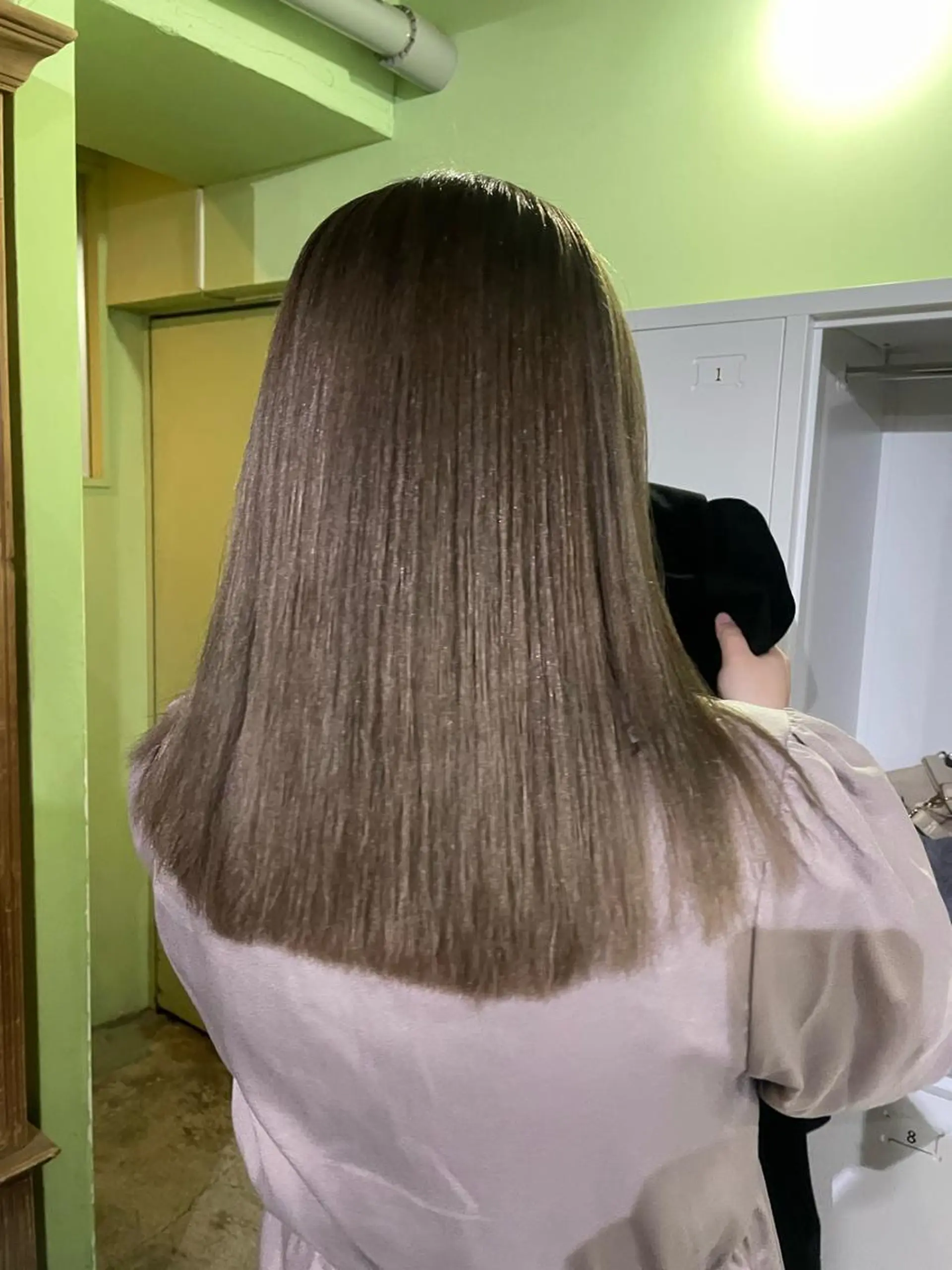 ミディアム カラー ブリーチ ボブヘアカット Rikapi❤️のヘアスタイル