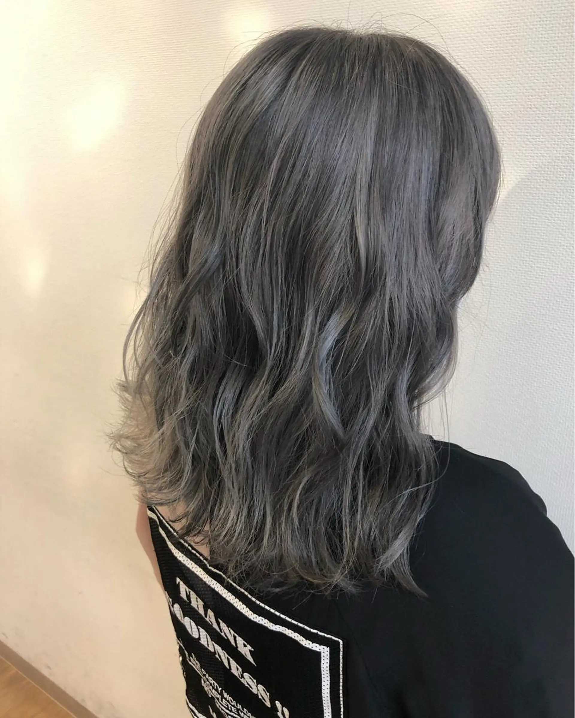 ミディアム カラー パーマ ヘアアレンジ ❣️倉敷❣️美髪 カラー能登一成のヘアスタイル