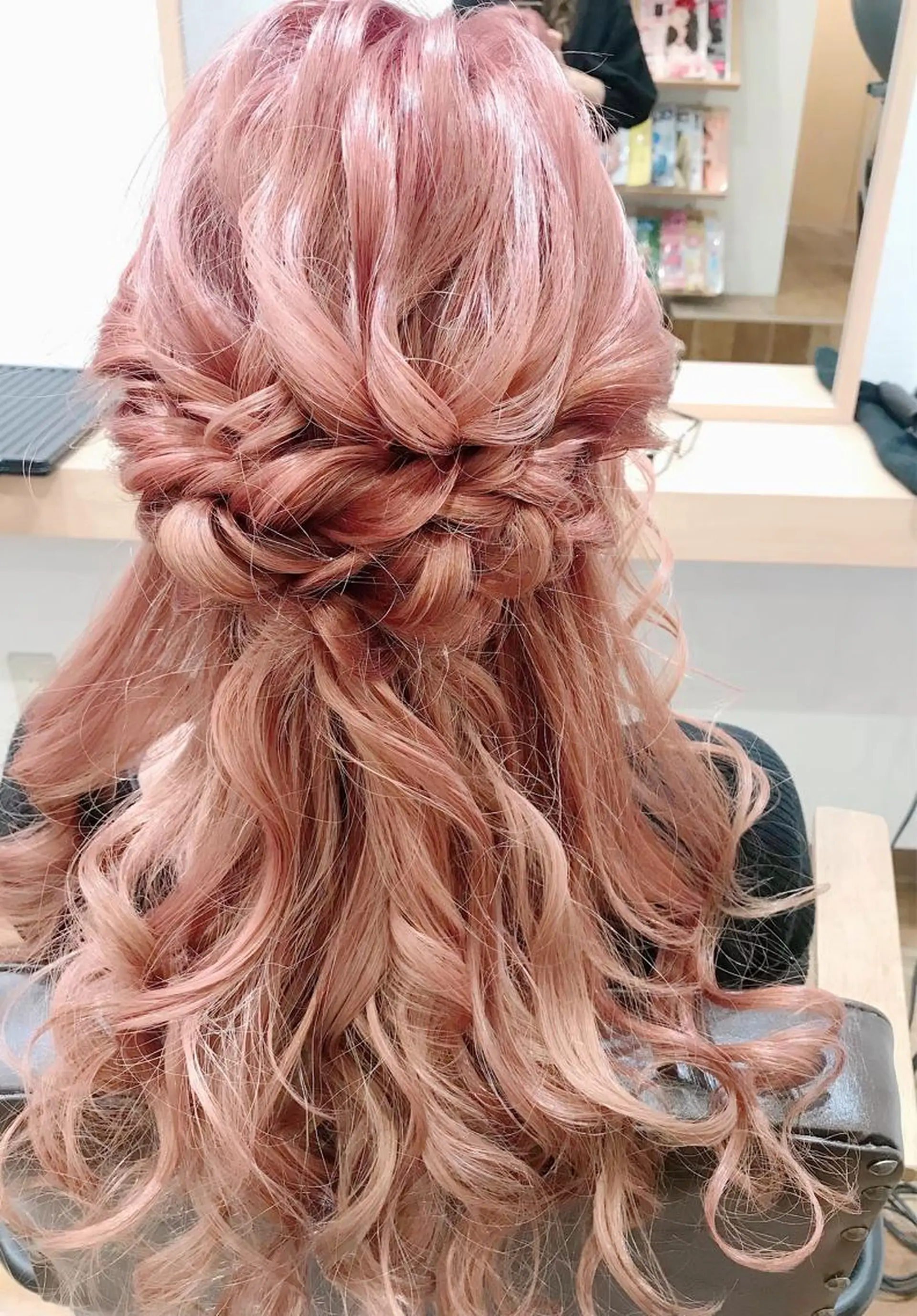 ロング ヘアアレンジ ハーフアップ ヘアセット GRANLUSSO 〜グランルッソ駅前店所属・木口 嘉美のヘアスタイル