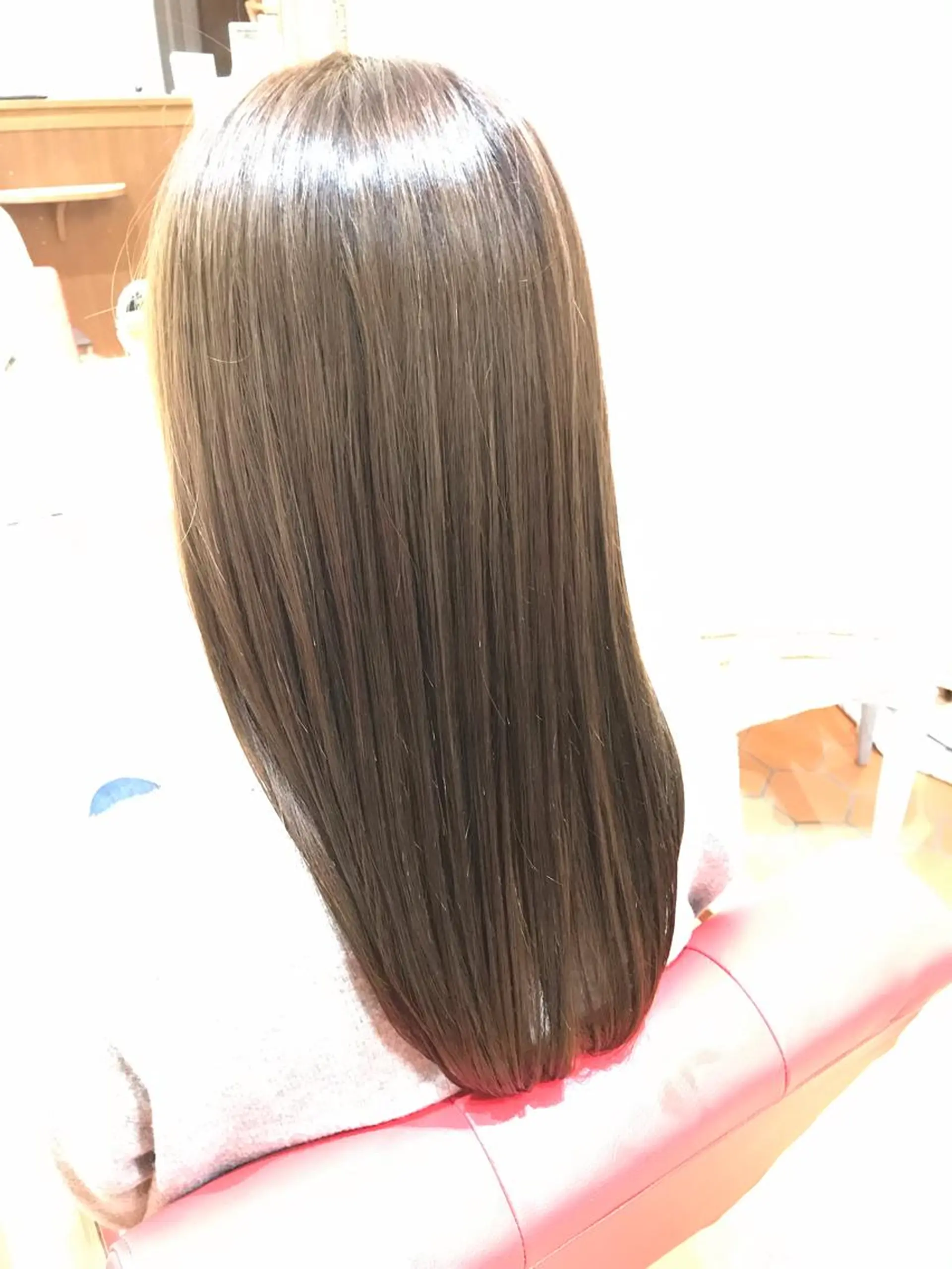 ロング 縮毛矯正 カンナヘアーメゾン所属・上西 高志のヘアスタイル