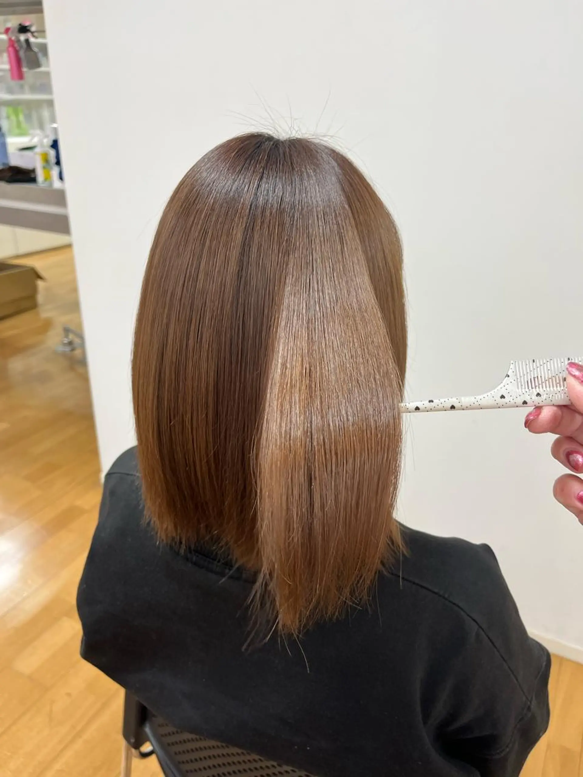 セミロング カラー ヘアアレンジ 髪質改善 トリートメント ブリーチなし/ レイヤー🌿runaのヘアスタイル