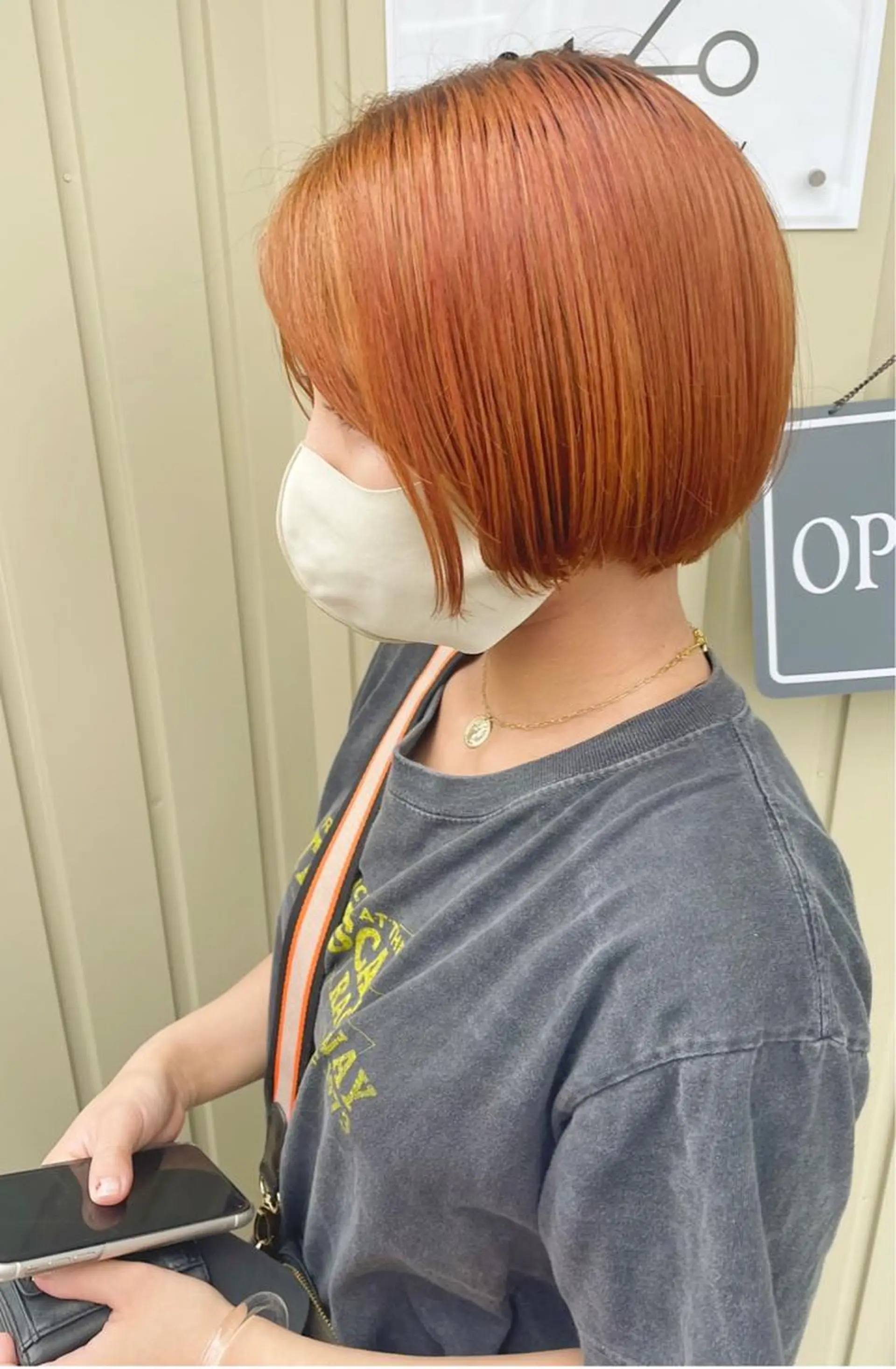 ショート カラー ケアブリーチ /髪質 改善/古橋圭史郎のヘアスタイル