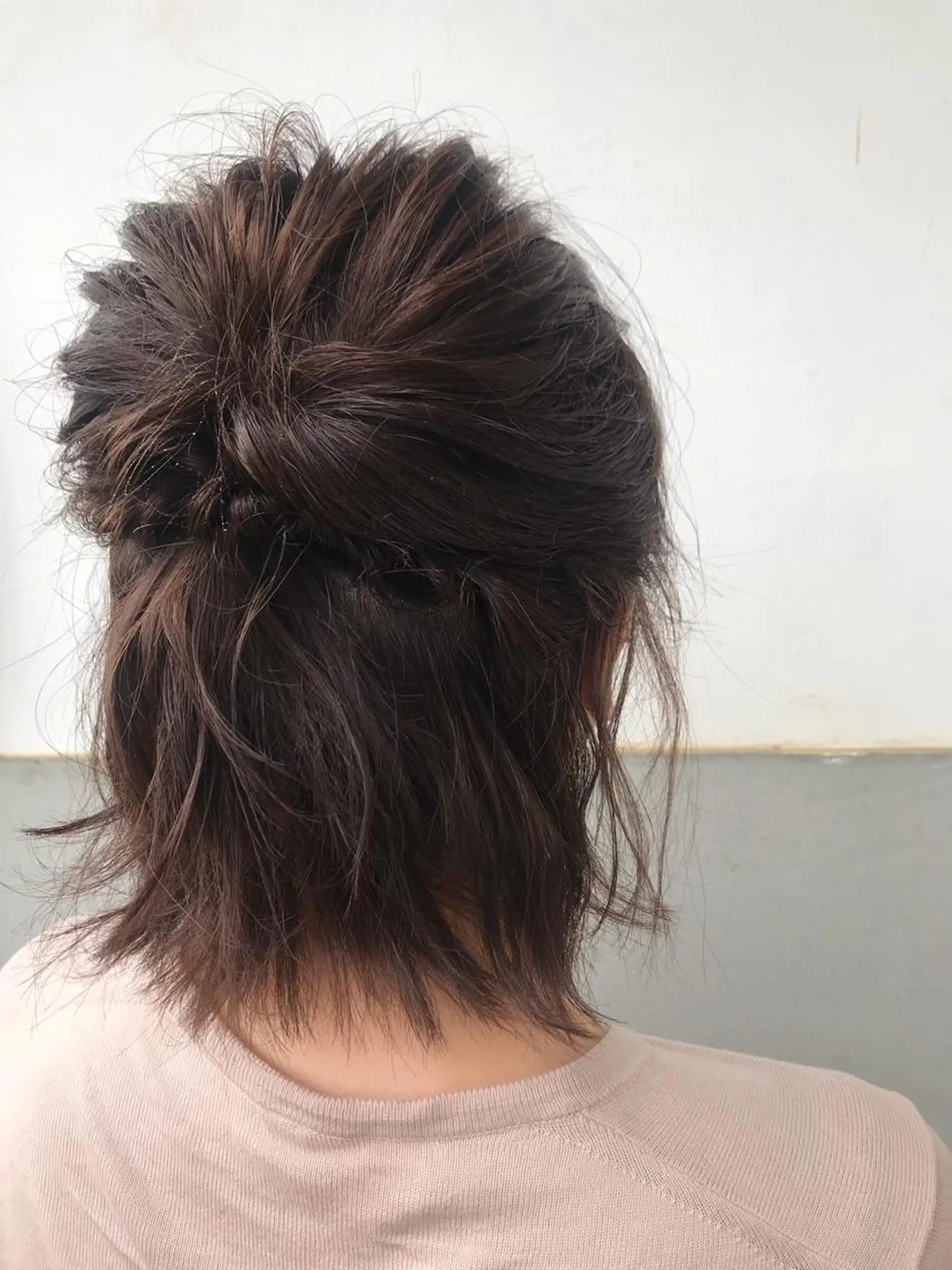 カラー ヘアアレンジ 大内 郁のヘアスタイル