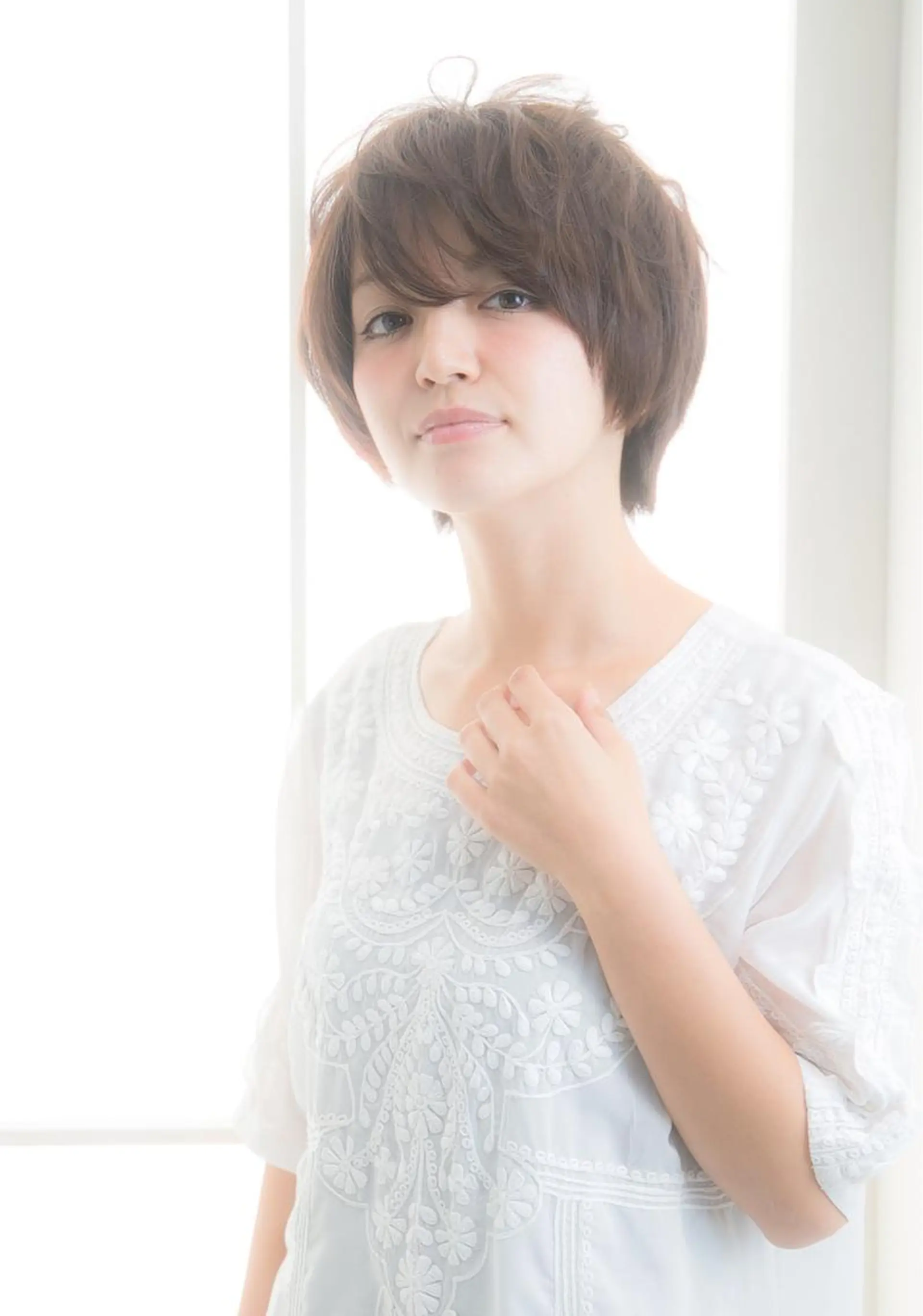 ショート カラー ヘアケア特化型サロン newi 京橋のヘアスタイル