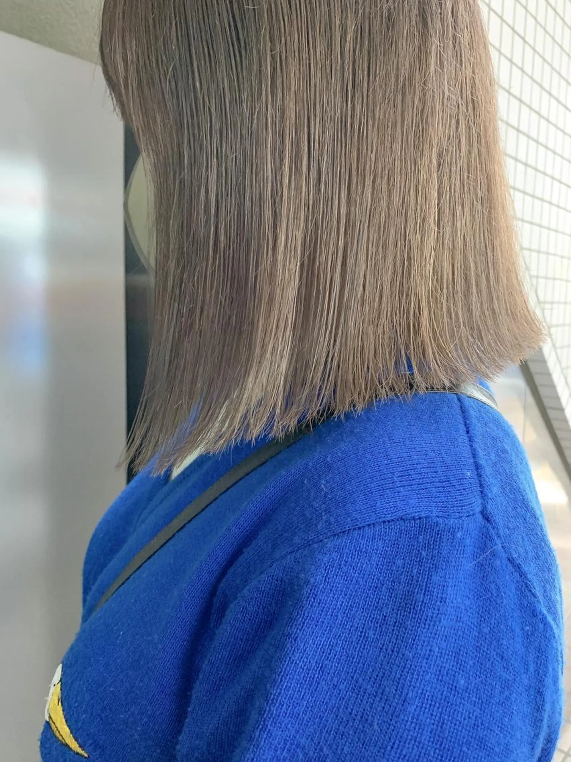 ミディアム カラー ヘアアレンジ ベージュカラー ミルクティーベージュ パープルカラー カット ヘアカラー トリートメント 🌿ショート🌿 パーマ🌿淳平のヘアスタイル