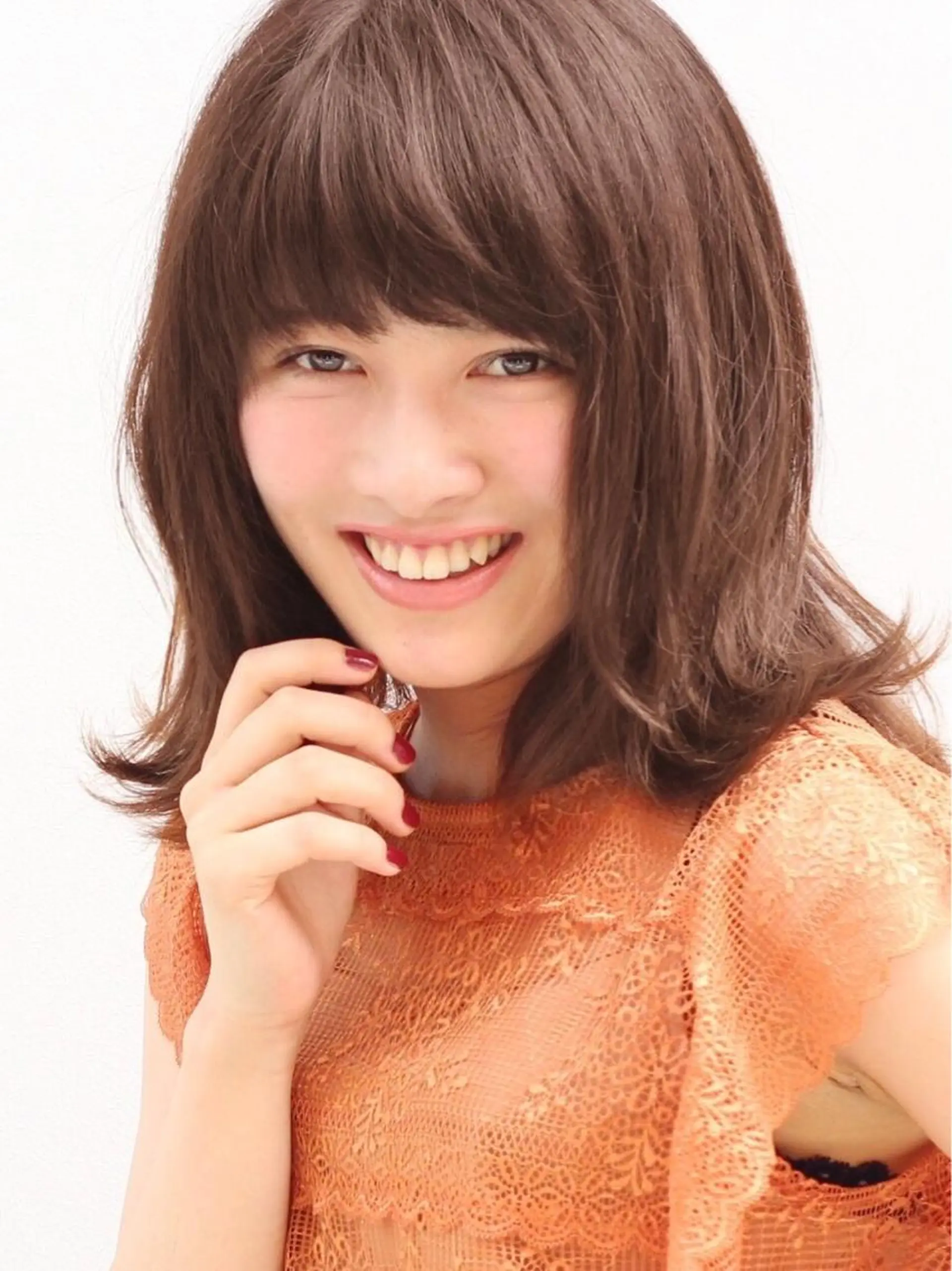 ミディアム カラー パーマ Lond labのヘアスタイル