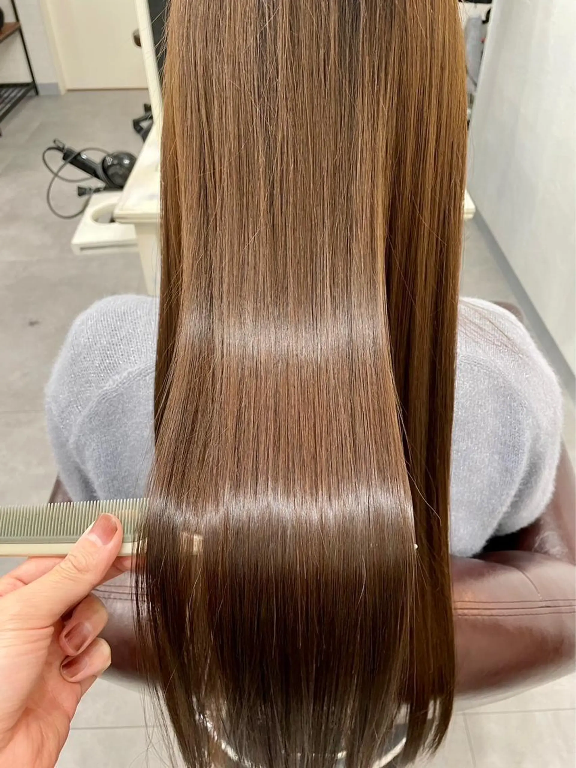 ロング くせ毛 トリートメント ババ リョウゴのヘアスタイル