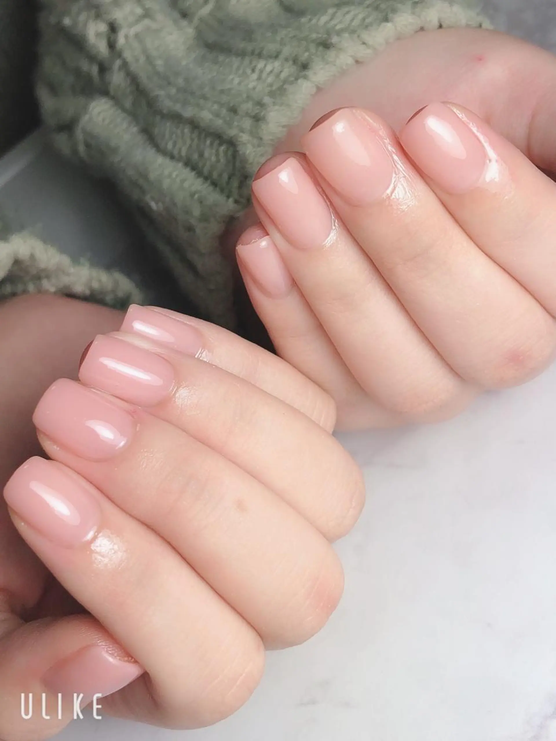 ネイル ピンク ピンクベージュ シンプルネイル Nailsalon Luanaのネイルデザイン