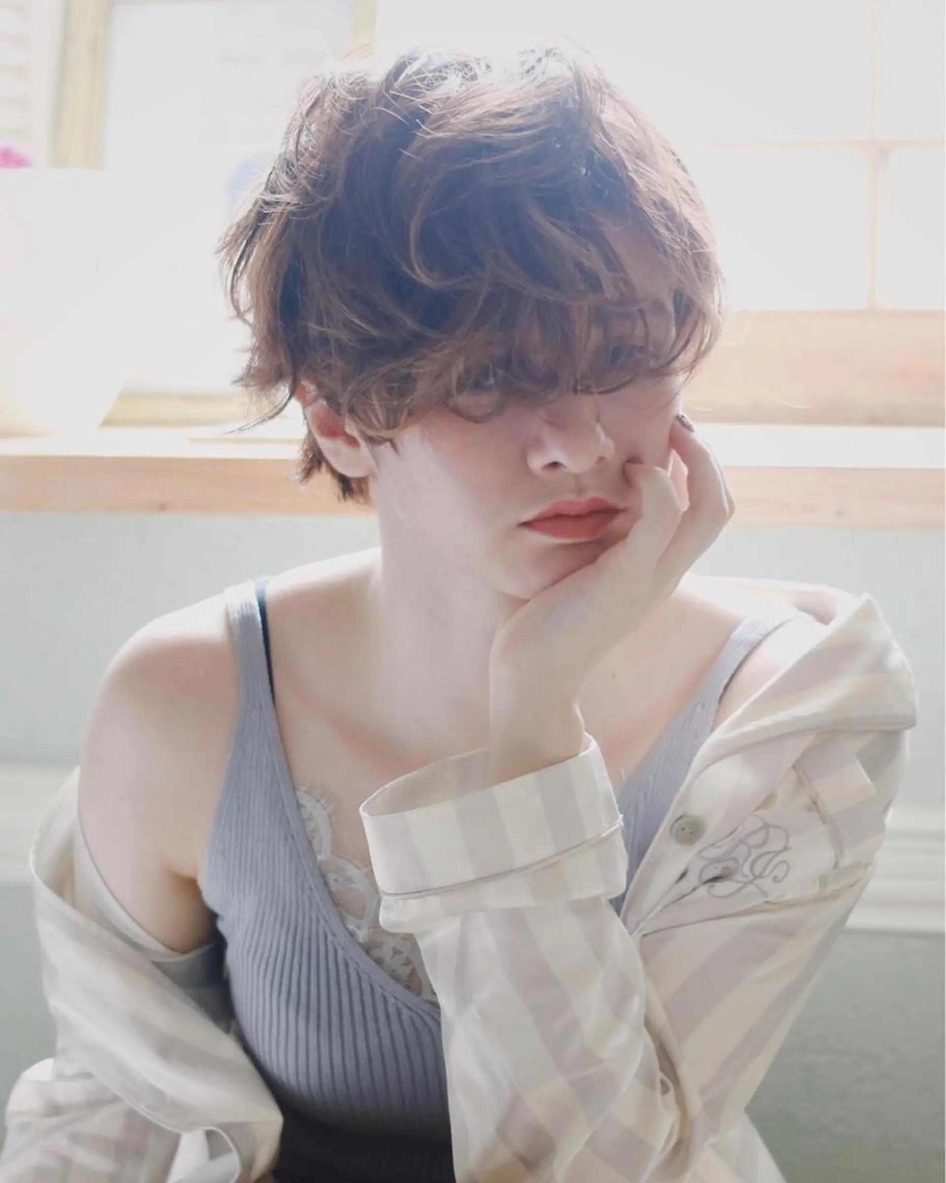 ショート ボブ ショートヘア カット ヘアカラー アンブレラカラー💫 フェイスフレーミングのヘアスタイル