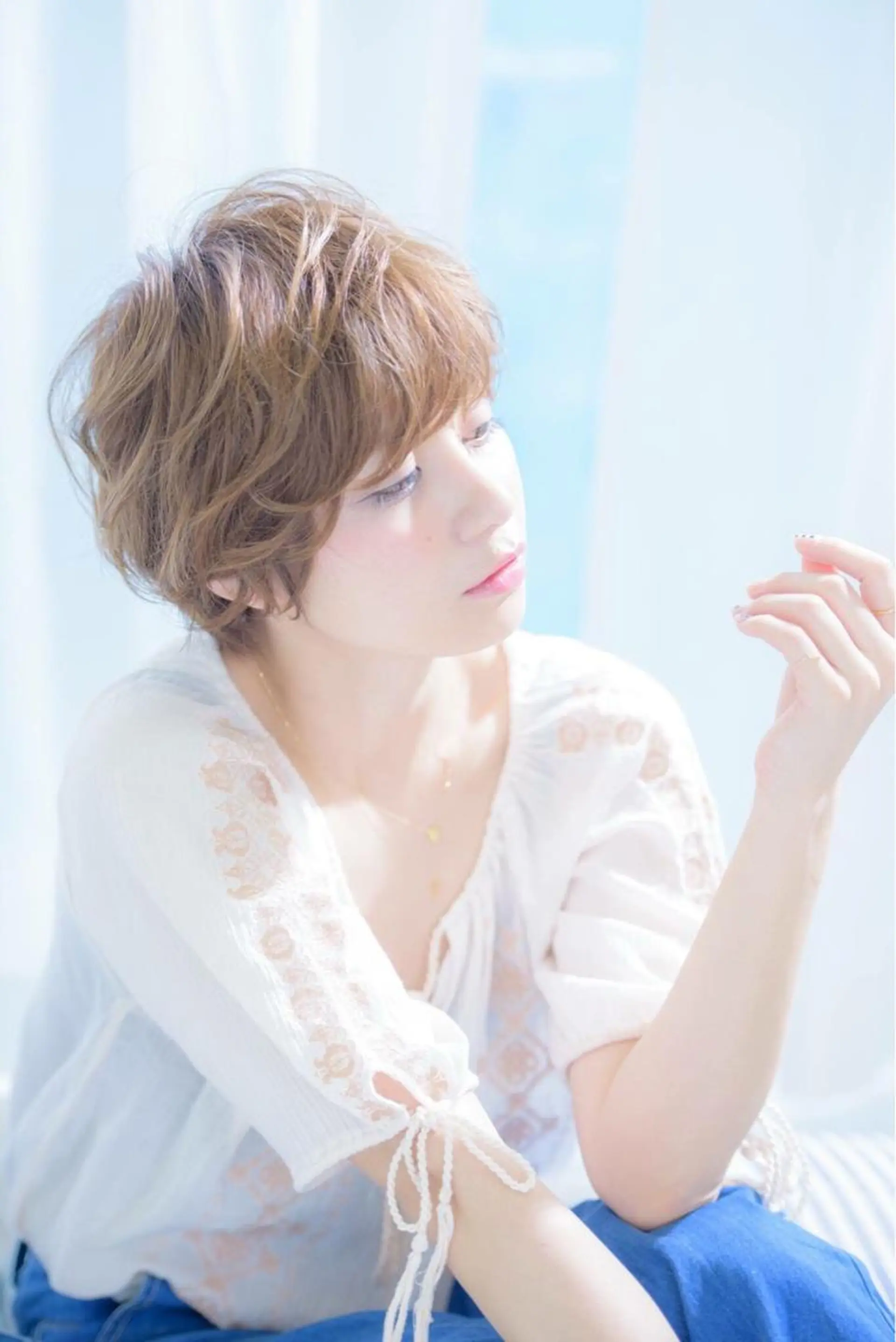 ショート カラー パーマ eyelist萩元 /店長🍒のマツエク・マツパデザイン