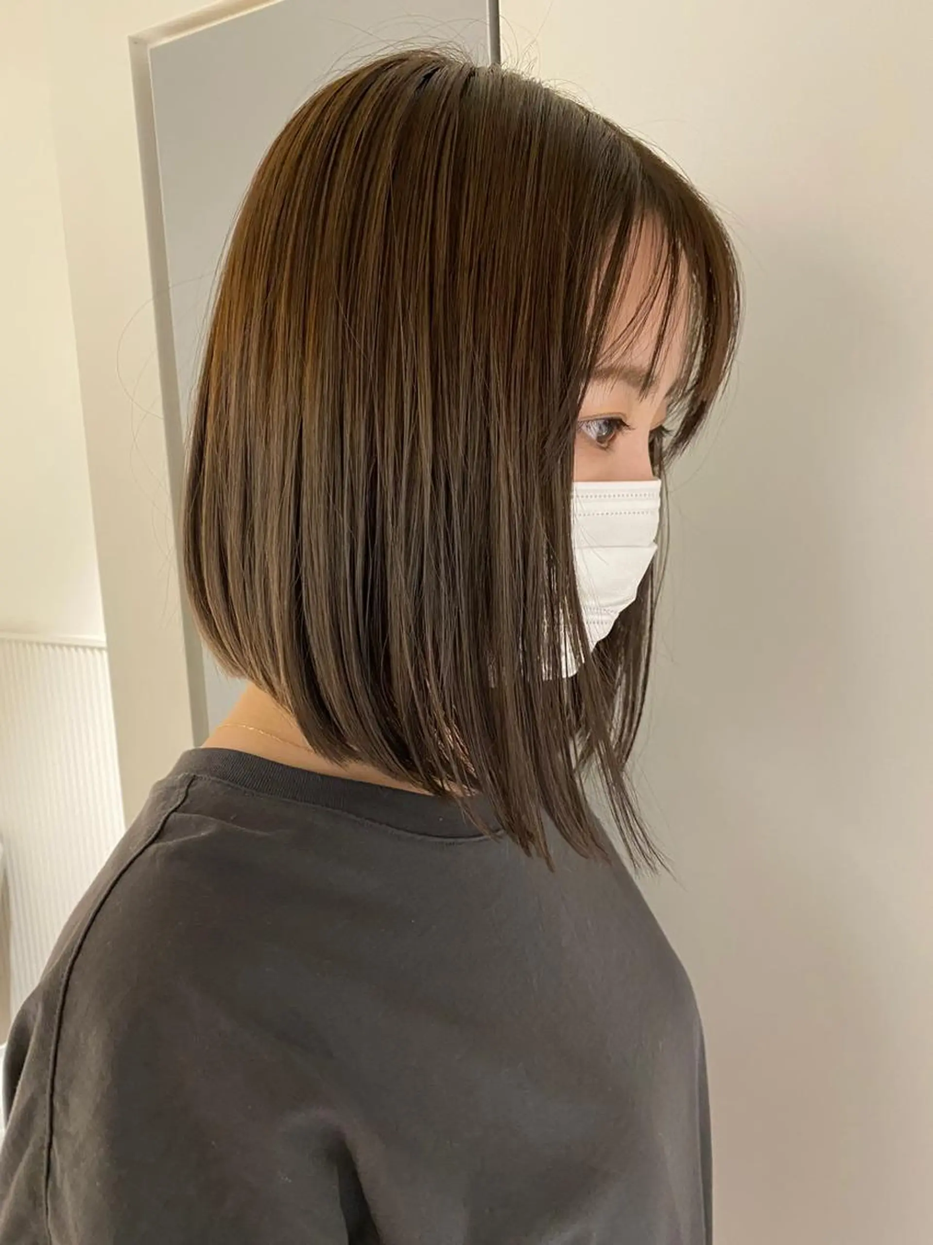 ミディアム カラー カット ヘアカラー トリートメント LOVESTOIKE 堂本のヘアスタイル