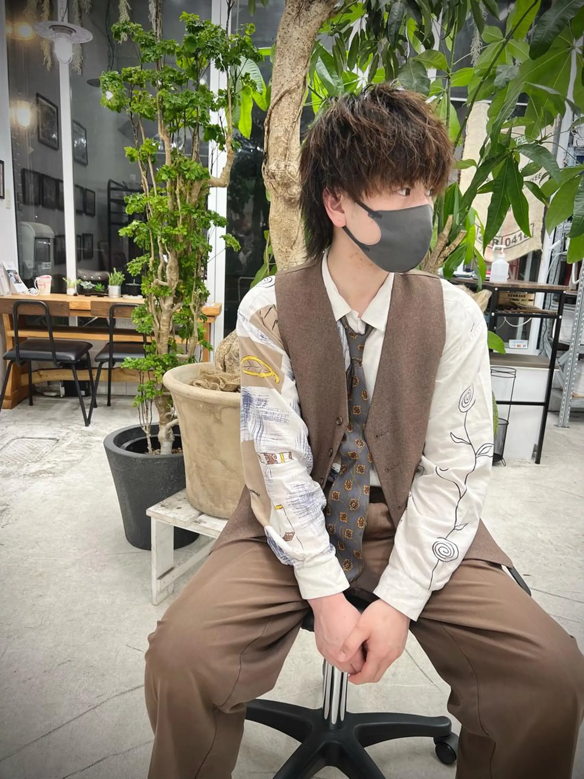 ショート メンズ カット ダメージレスブリーチ /艶髪/横須賀智也のヘアスタイル