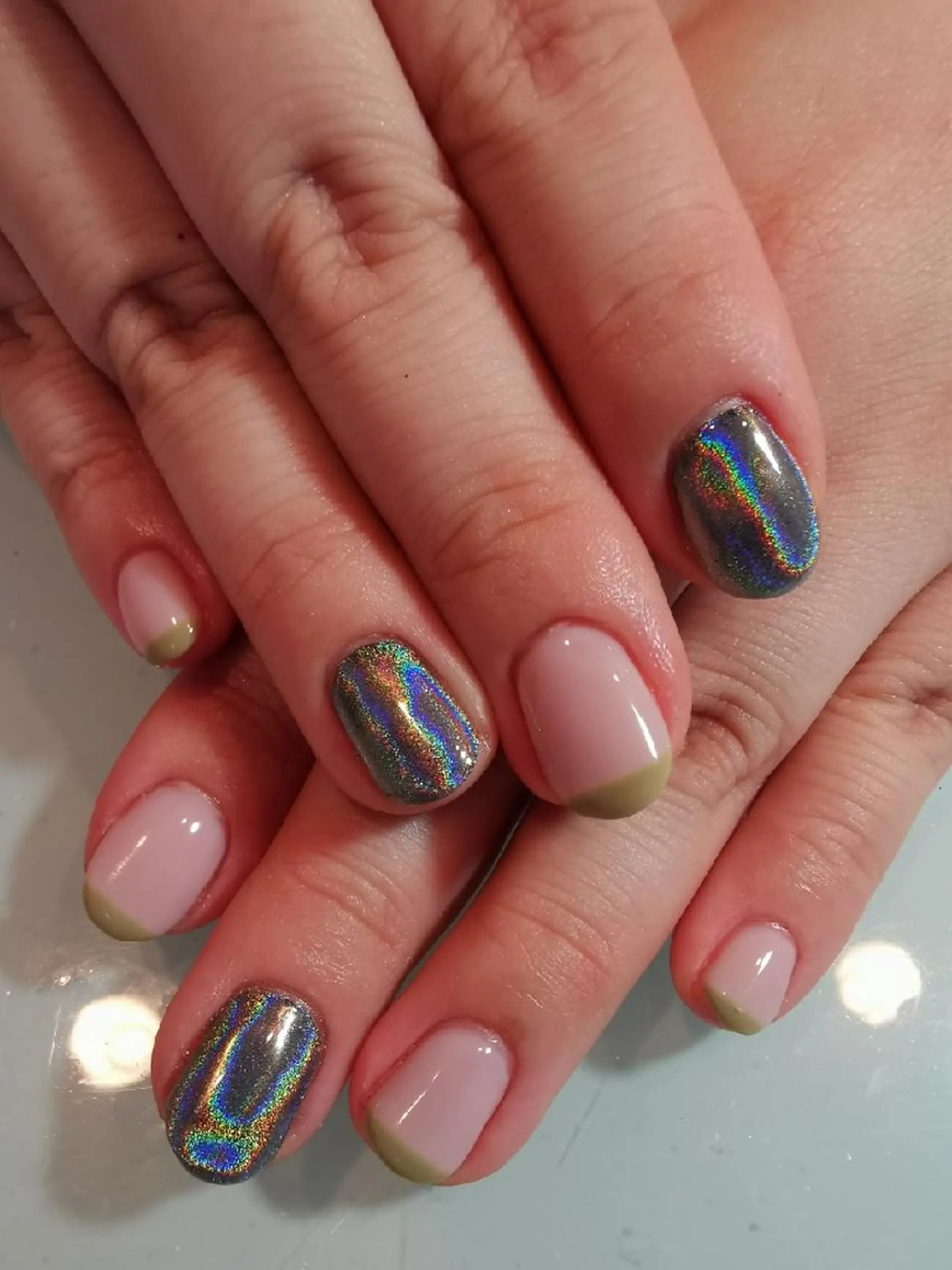 ネイル フレンチネイル 人気エリア💖完全個室【ルリエ】所属・ネイルサロン Lelienルリエのネイルデザイン