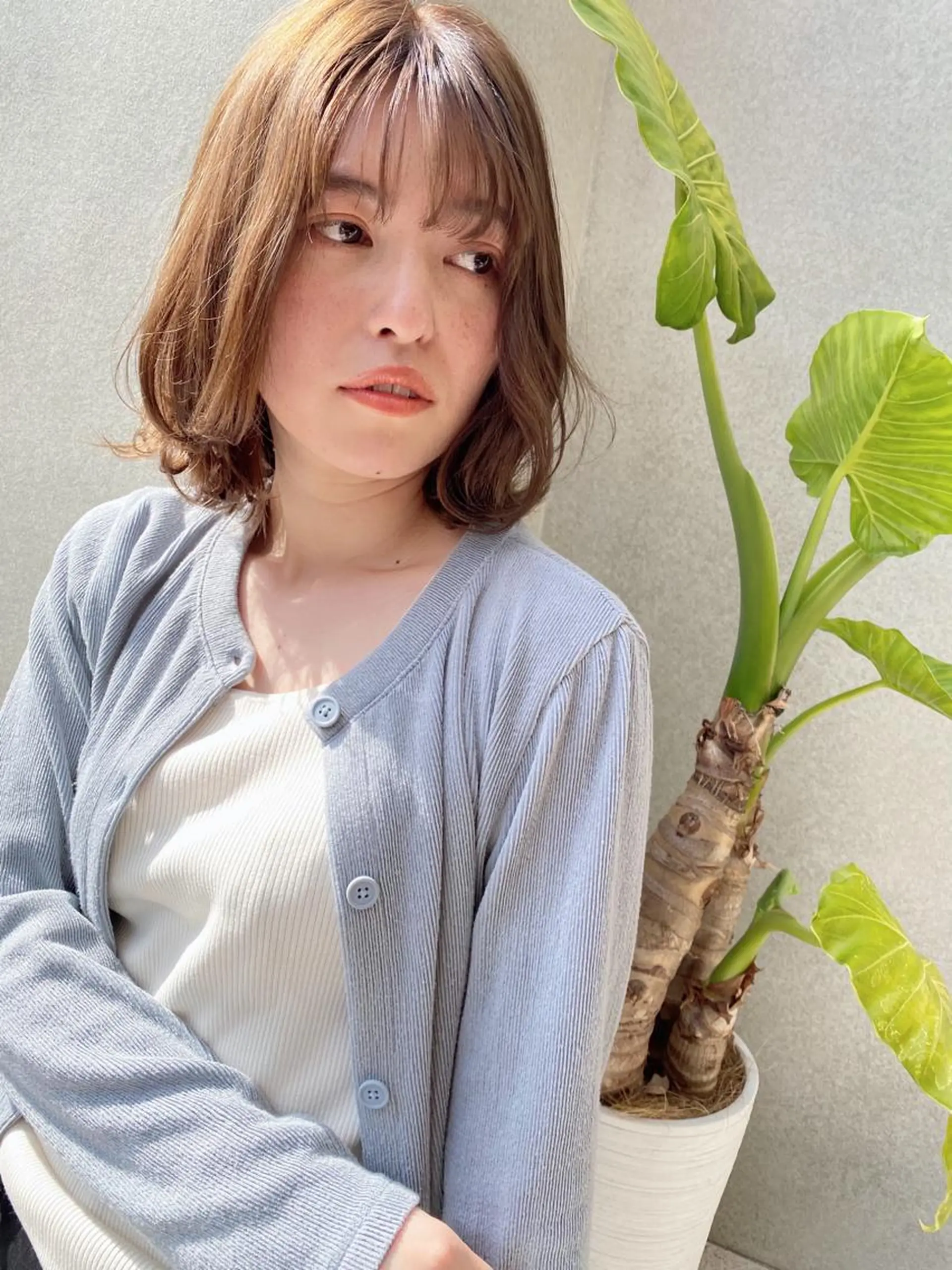 ミディアム カット VLOW nex the salon所属・韓国風/髪質改善/ ナガヤアキラのヘアスタイル