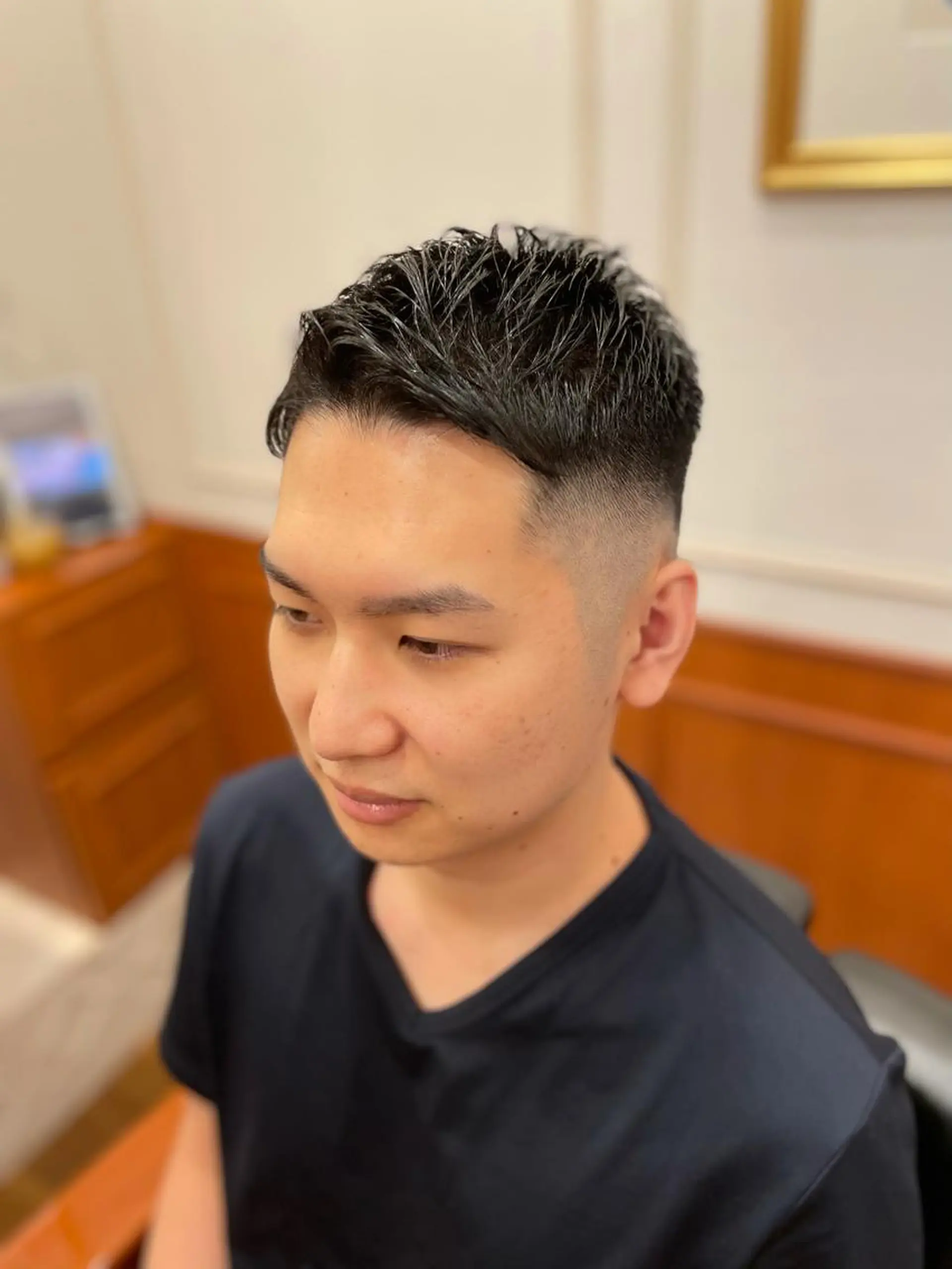 ショート メンズ カット ヘッドスパ ヘアセット 【24時まで営業✨】 吉本　成樹のヘアスタイル