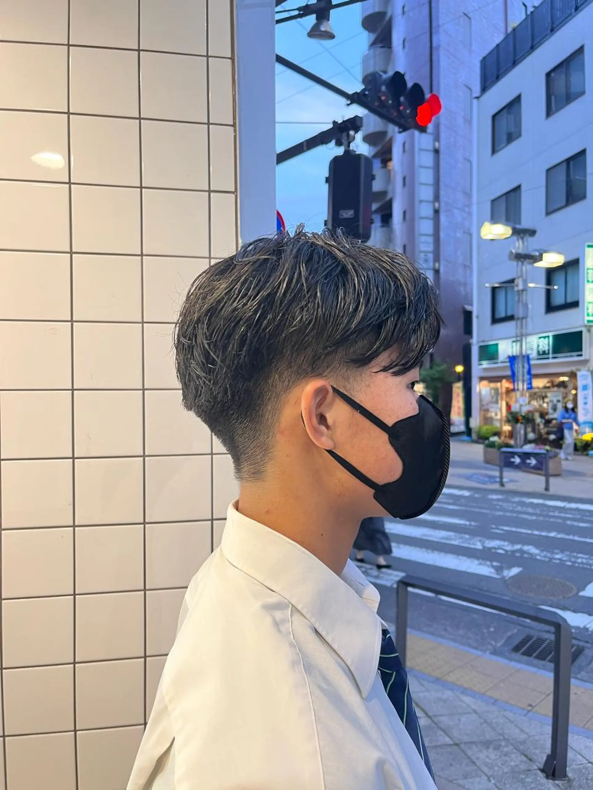 ショート メンズ 武井 弘希 ブリーチなしカラー✨のヘアスタイル