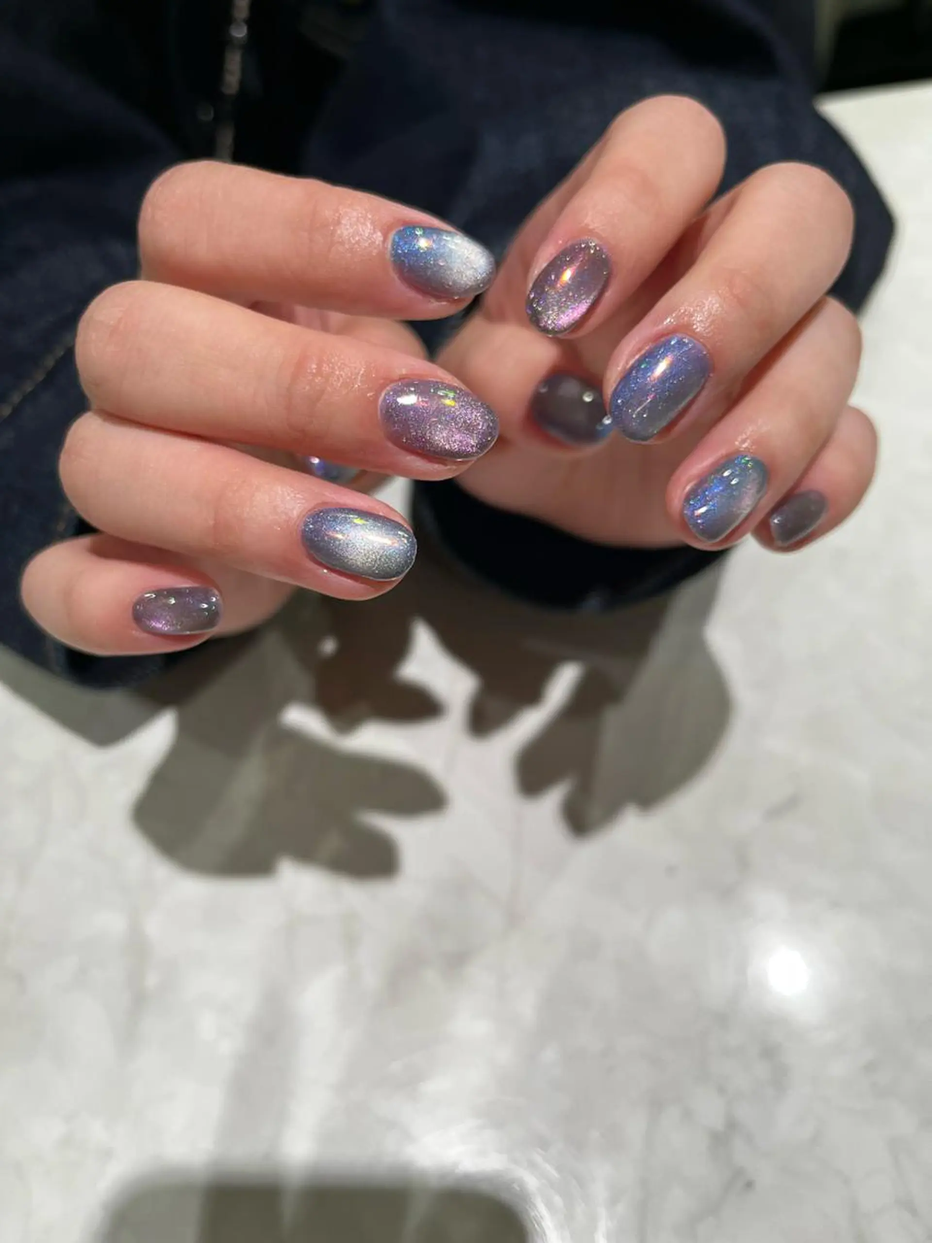 ネイル マグネットネイル diar blue茅ヶ崎所属・🤍 MIKAのネイルデザイン