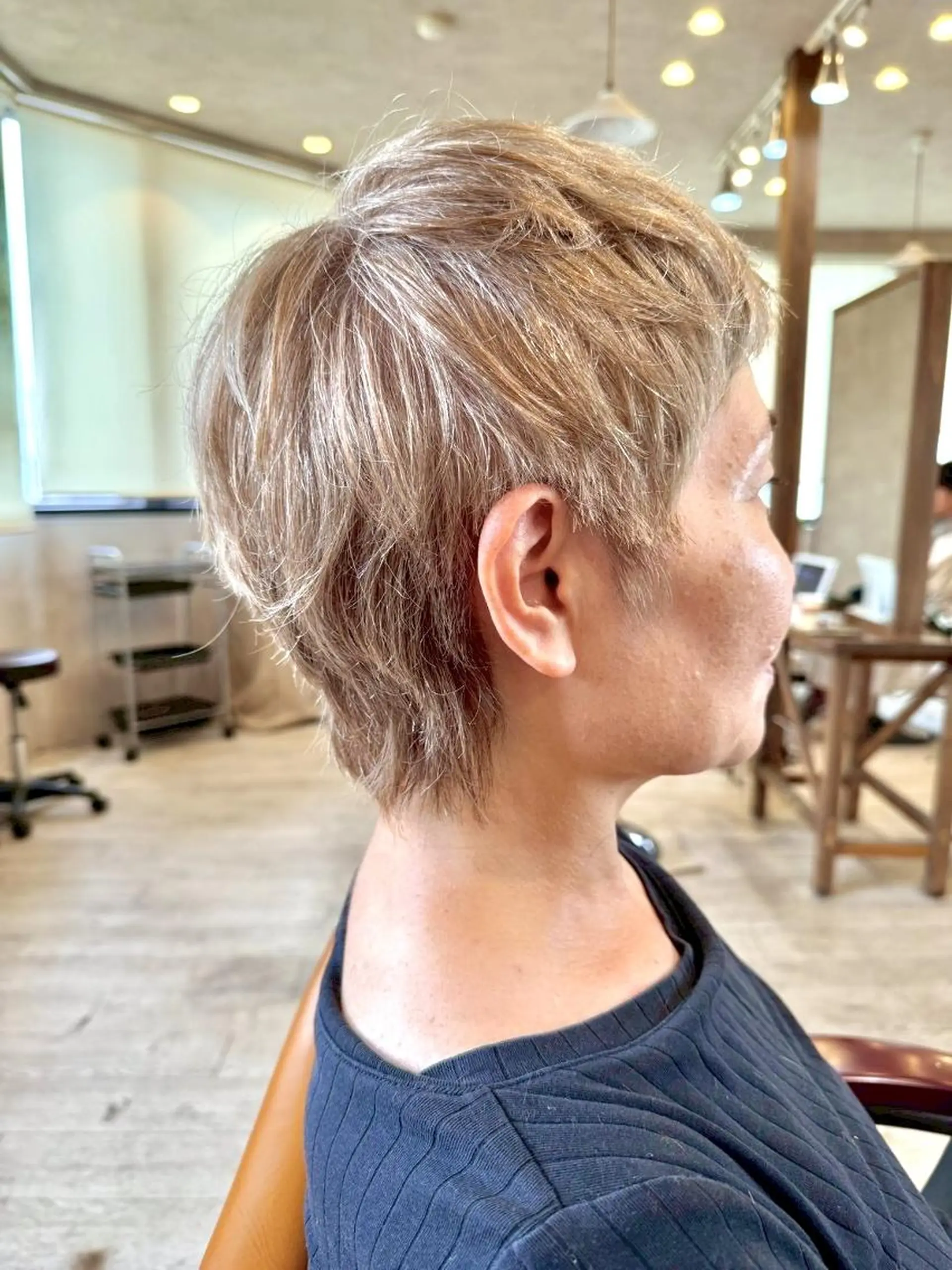 ショート ショートヘア カット ヘアカラー トリートメント 一宮駅3分/水野/ ショート/ボブのヘアスタイル