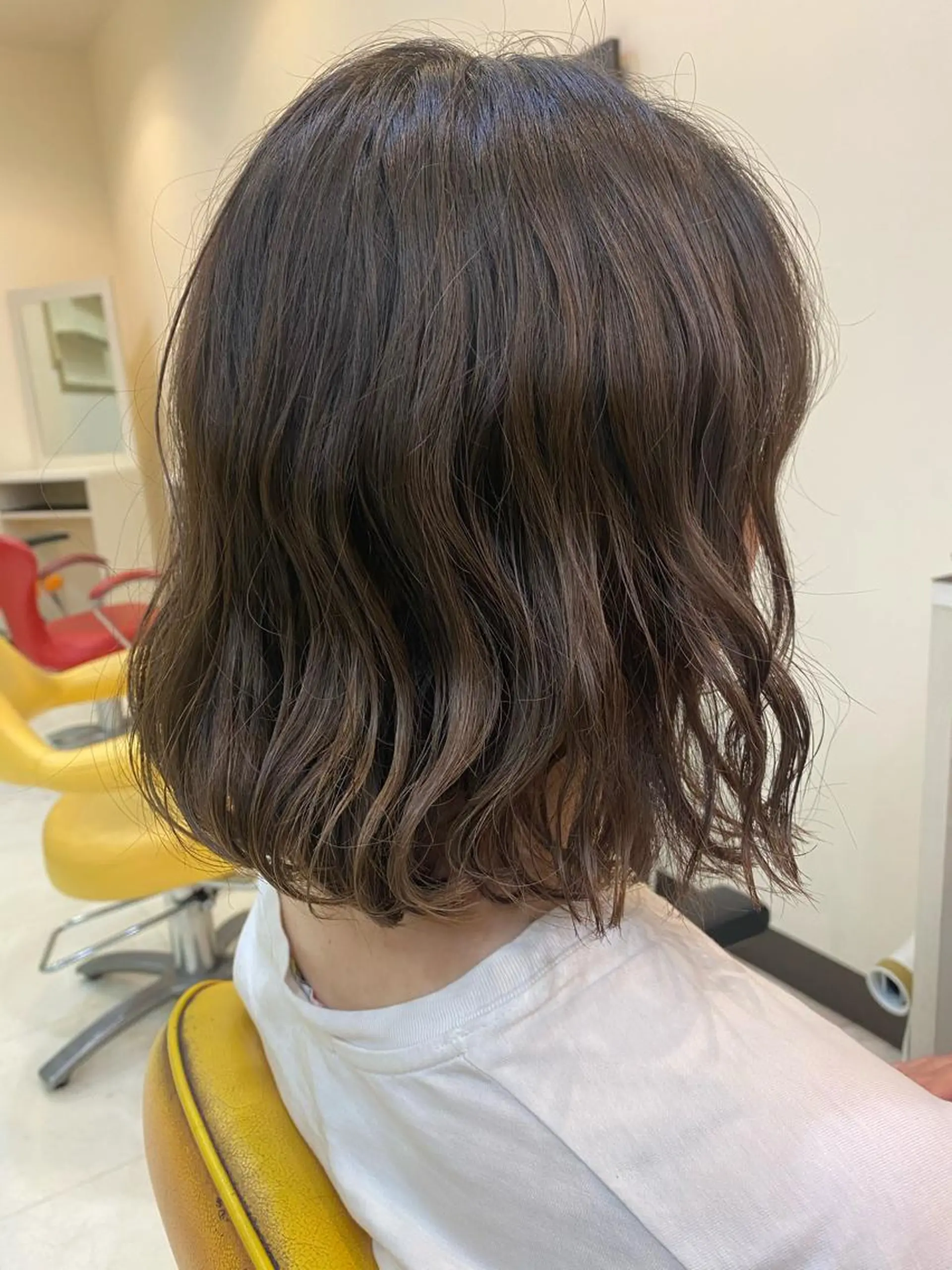 ショート カラー イルミナカラー wa daのヘアスタイル
