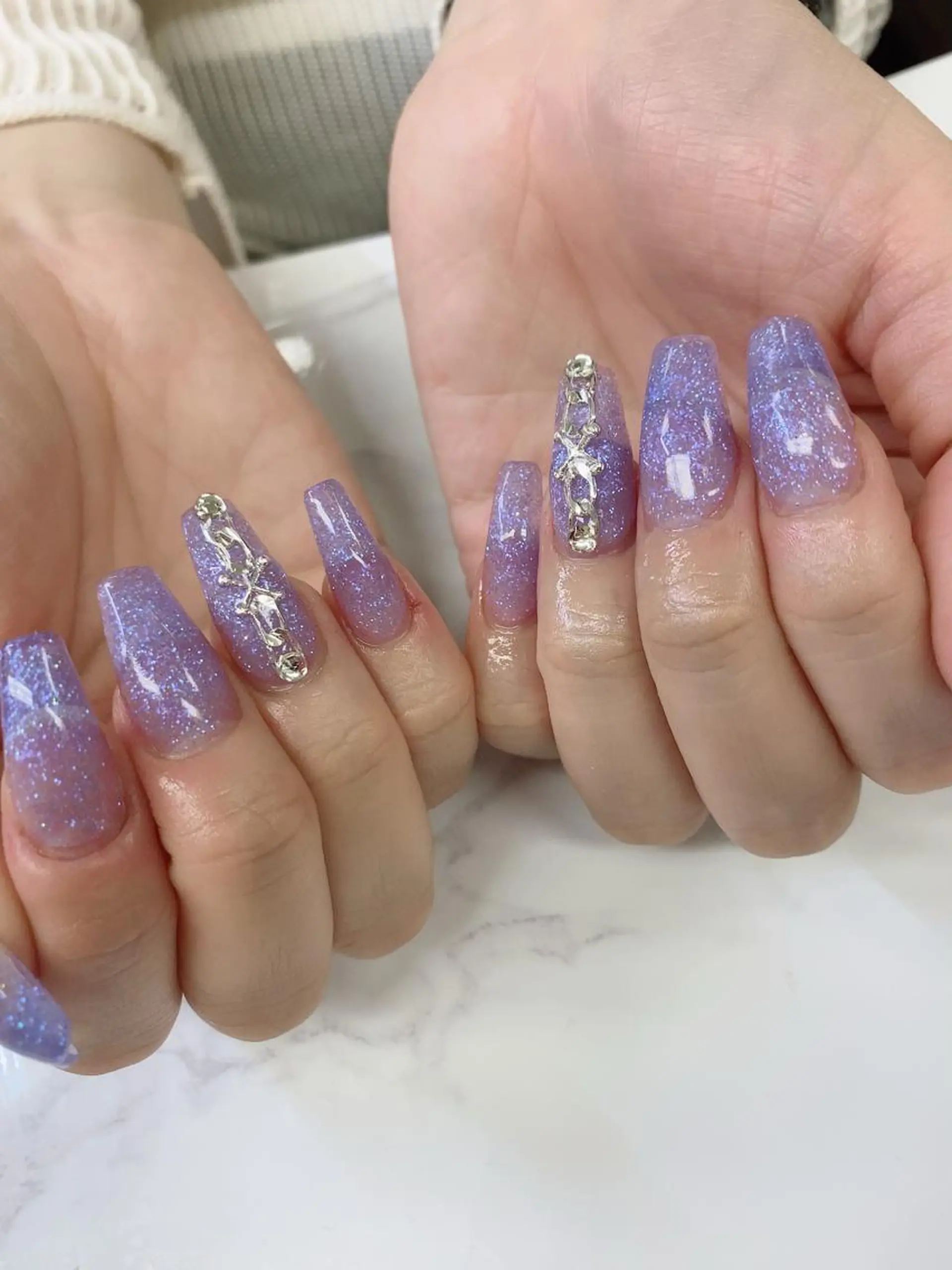 ミディアム ハンドネイル JNA認定講師🌸 RIEのネイルデザイン