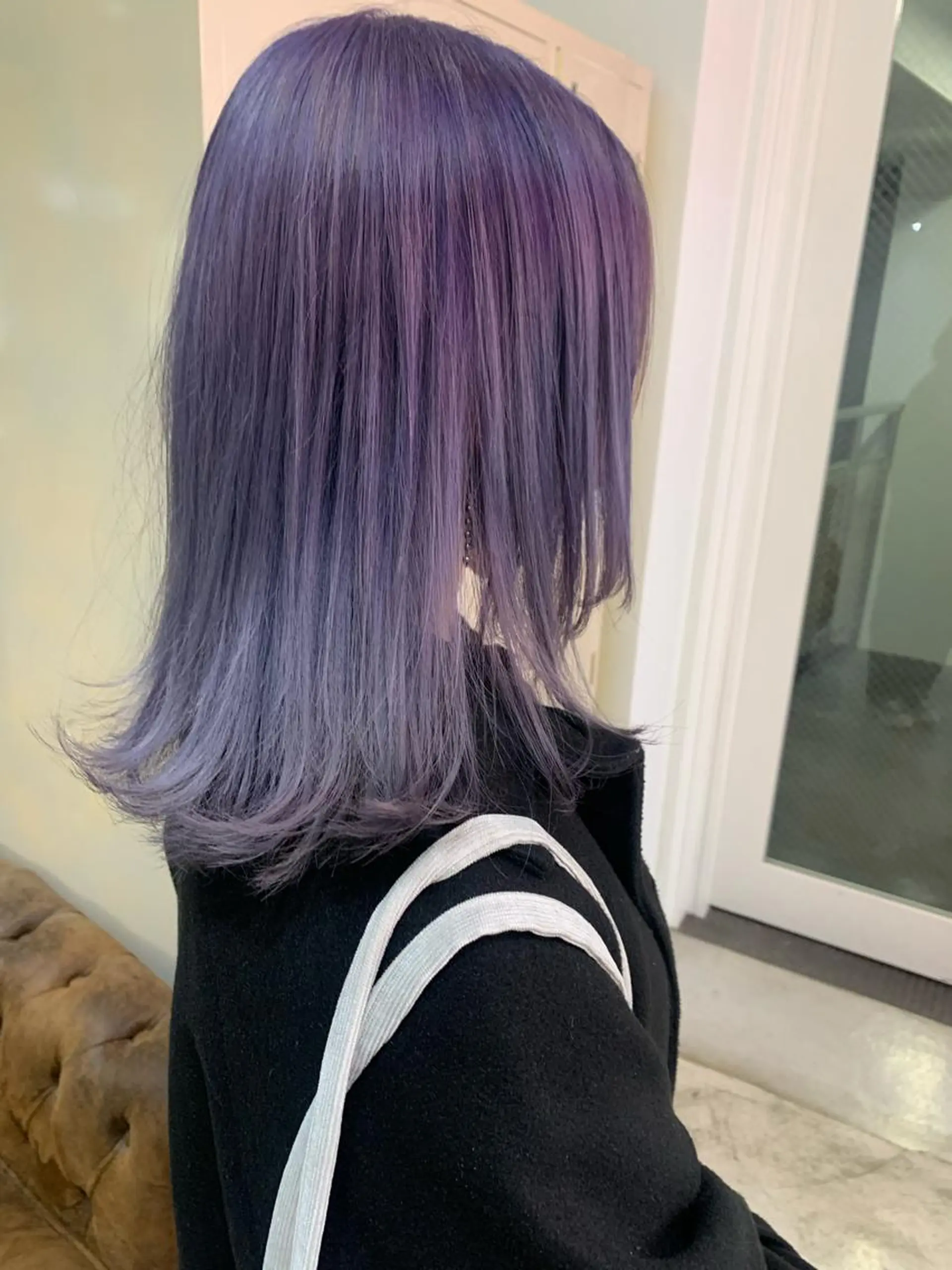 セミロング カラー ヘアアレンジ 🧨ブリーチー×ボブ レイヤー💎じゅえるのヘアスタイル