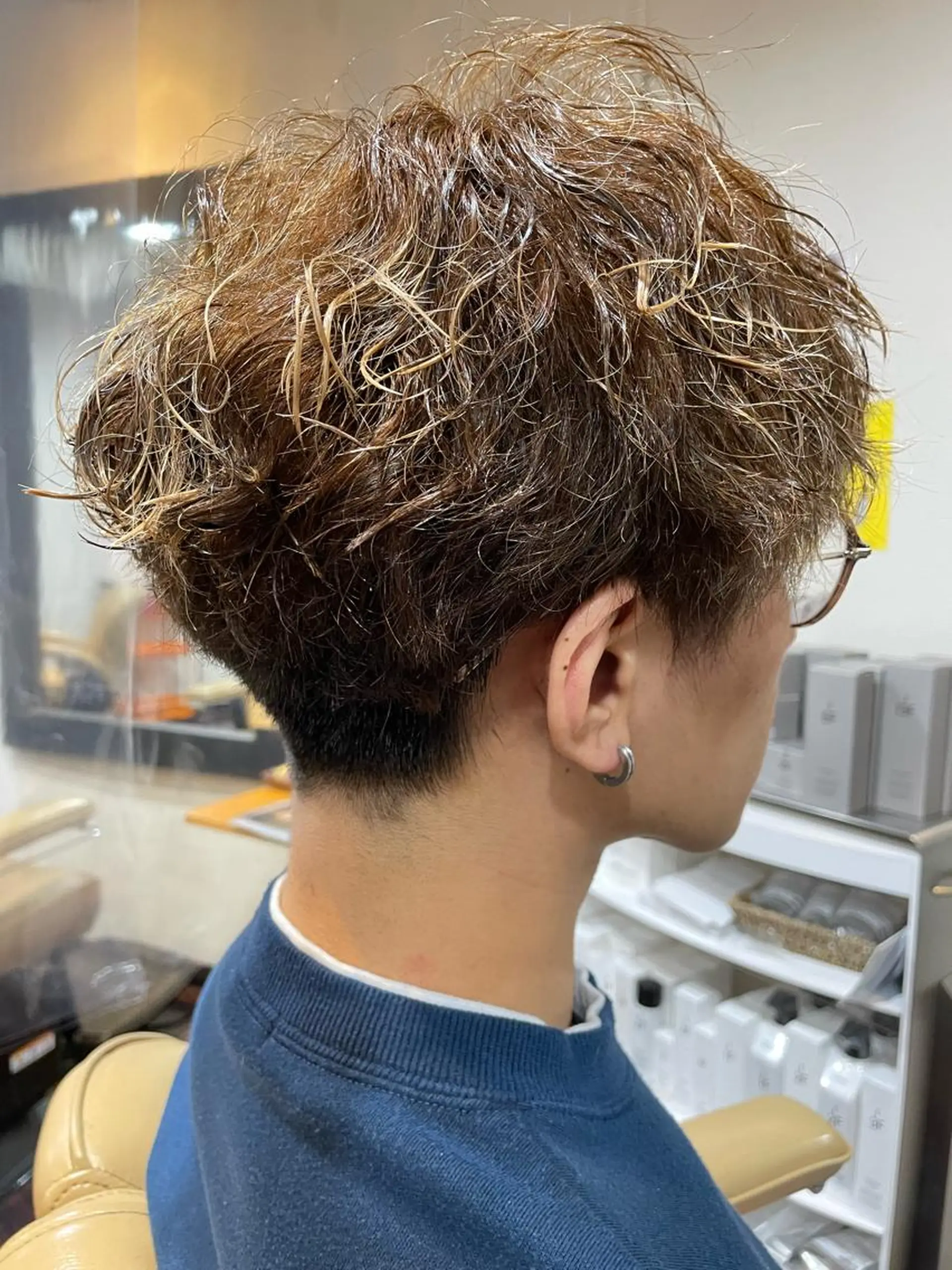 ショート カット パーマ 石沢 知康のヘアスタイル