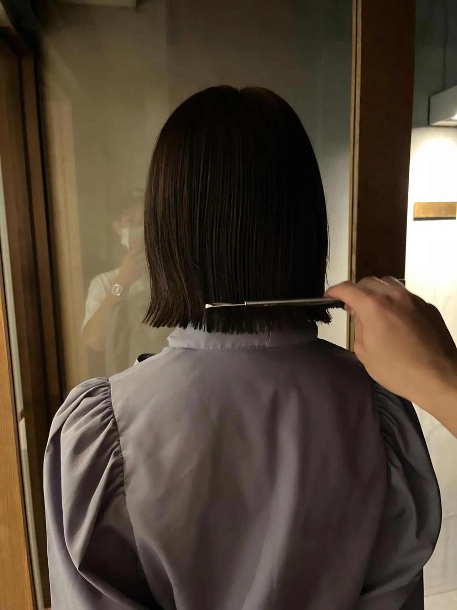 ミディアム 切りっぱなしボブ ボブ 拓海/ 艶と透明感✨のヘアスタイル