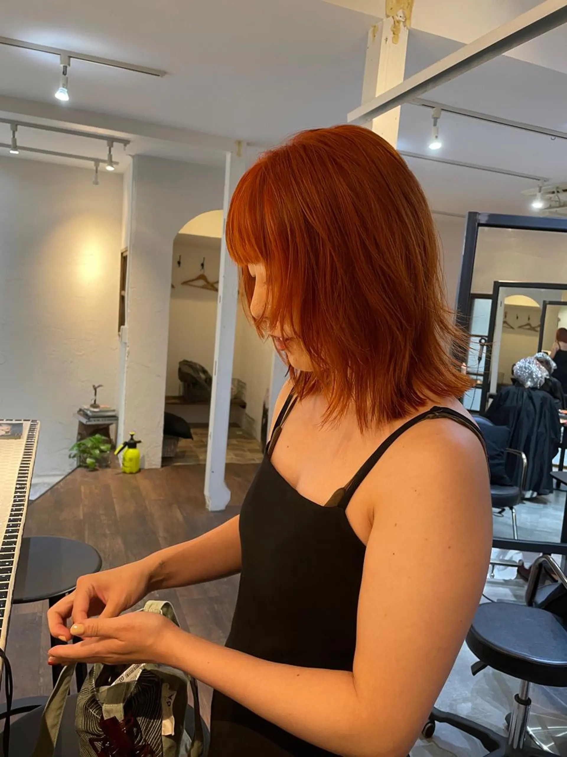 ミディアム カラー 高橋 愛美のヘアスタイル