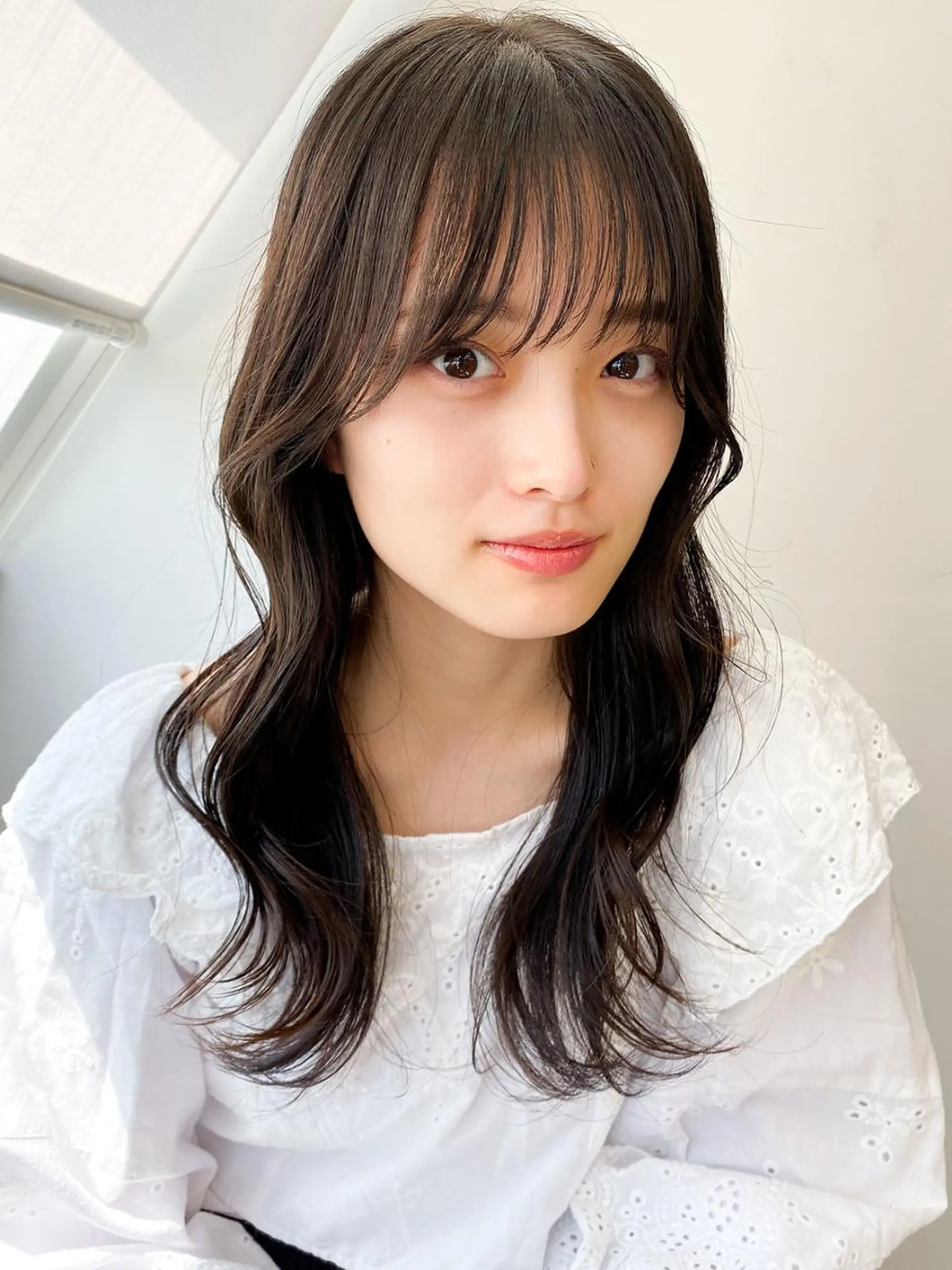 ロング ヘアカラー トリートメント 松本/艶カラー/ ブリーチ/村岡 彩優のヘアスタイル