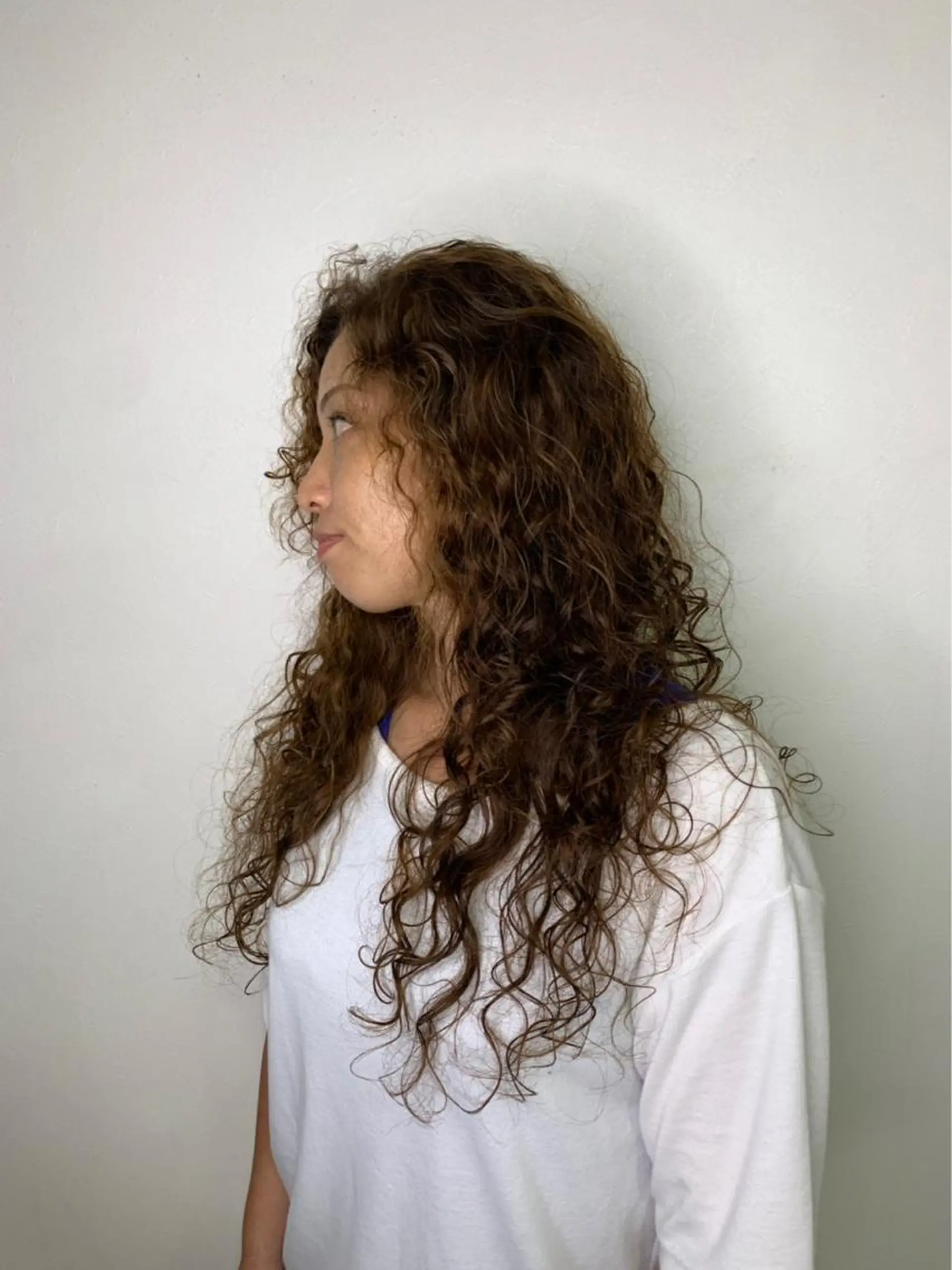 ロング パーマ 福島 純子のヘアスタイル