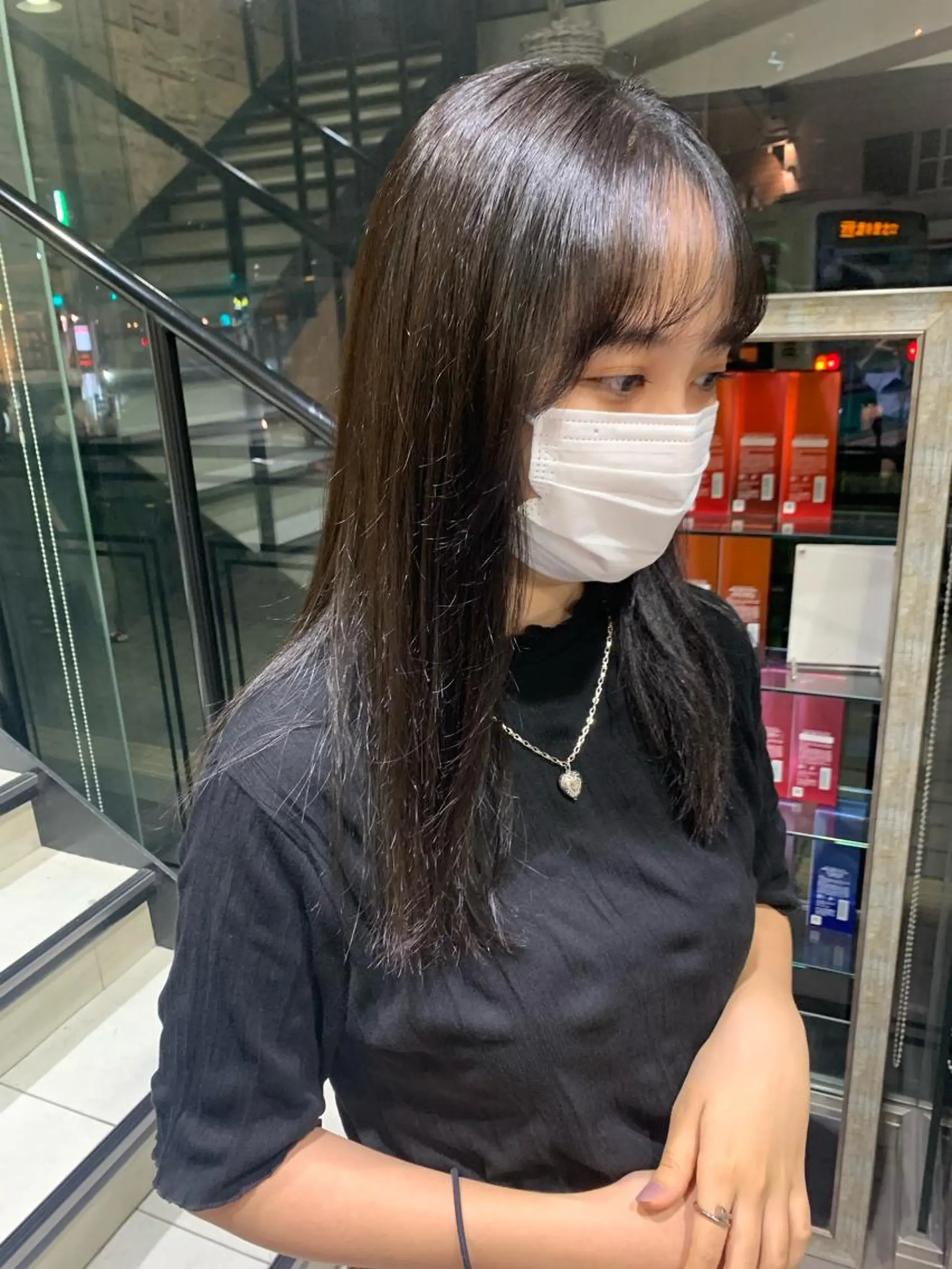 ロング カラー ヘアカラー 海外girl🤎 透明感ベージュmaoのヘアスタイル