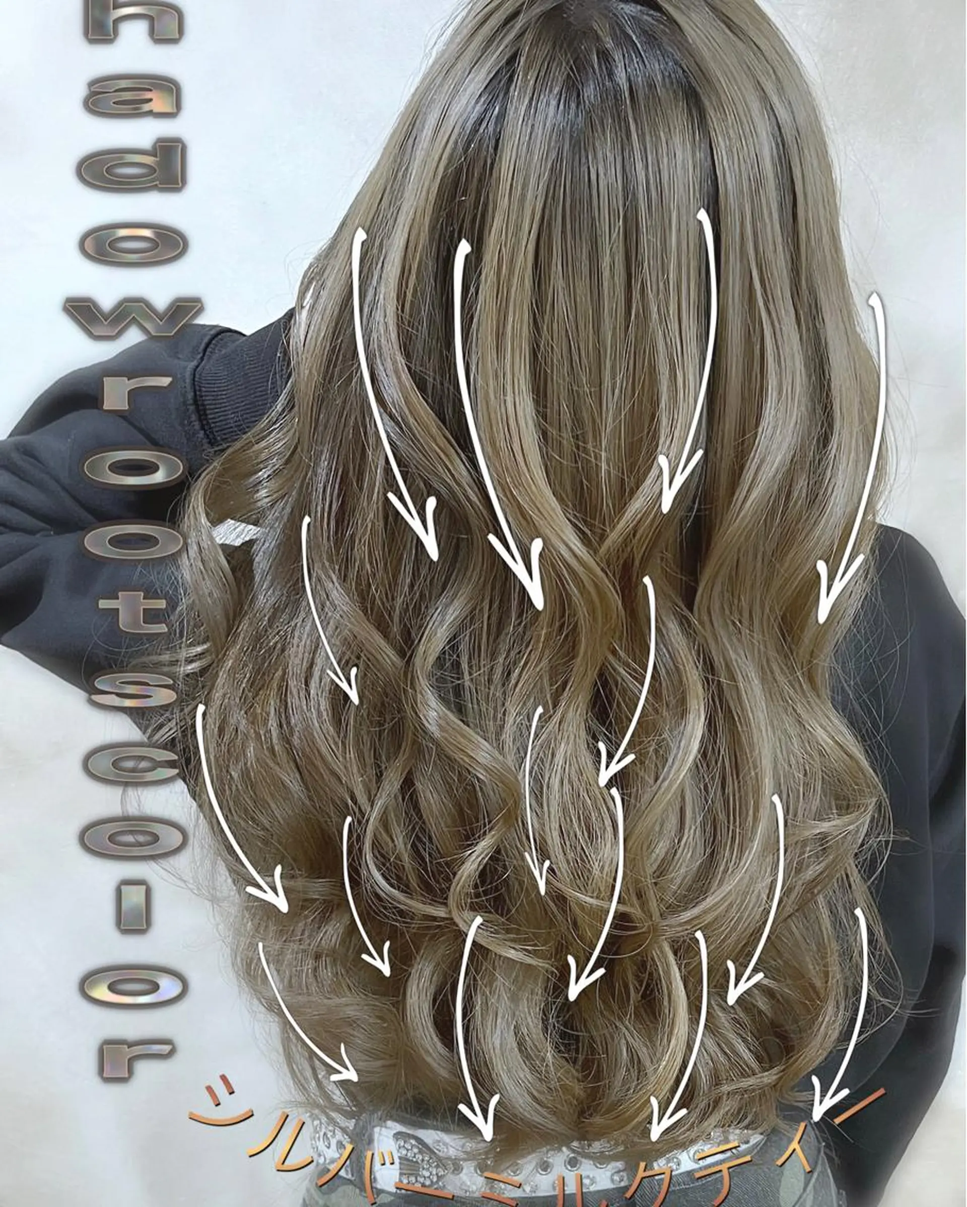 ロング カラー バレイヤージュ ベージュカラー ブリーチ ブロンド グラデーションカラー カット ヘアカラー 🤍デザインカラー 特化🤍HIROのヘアスタイル