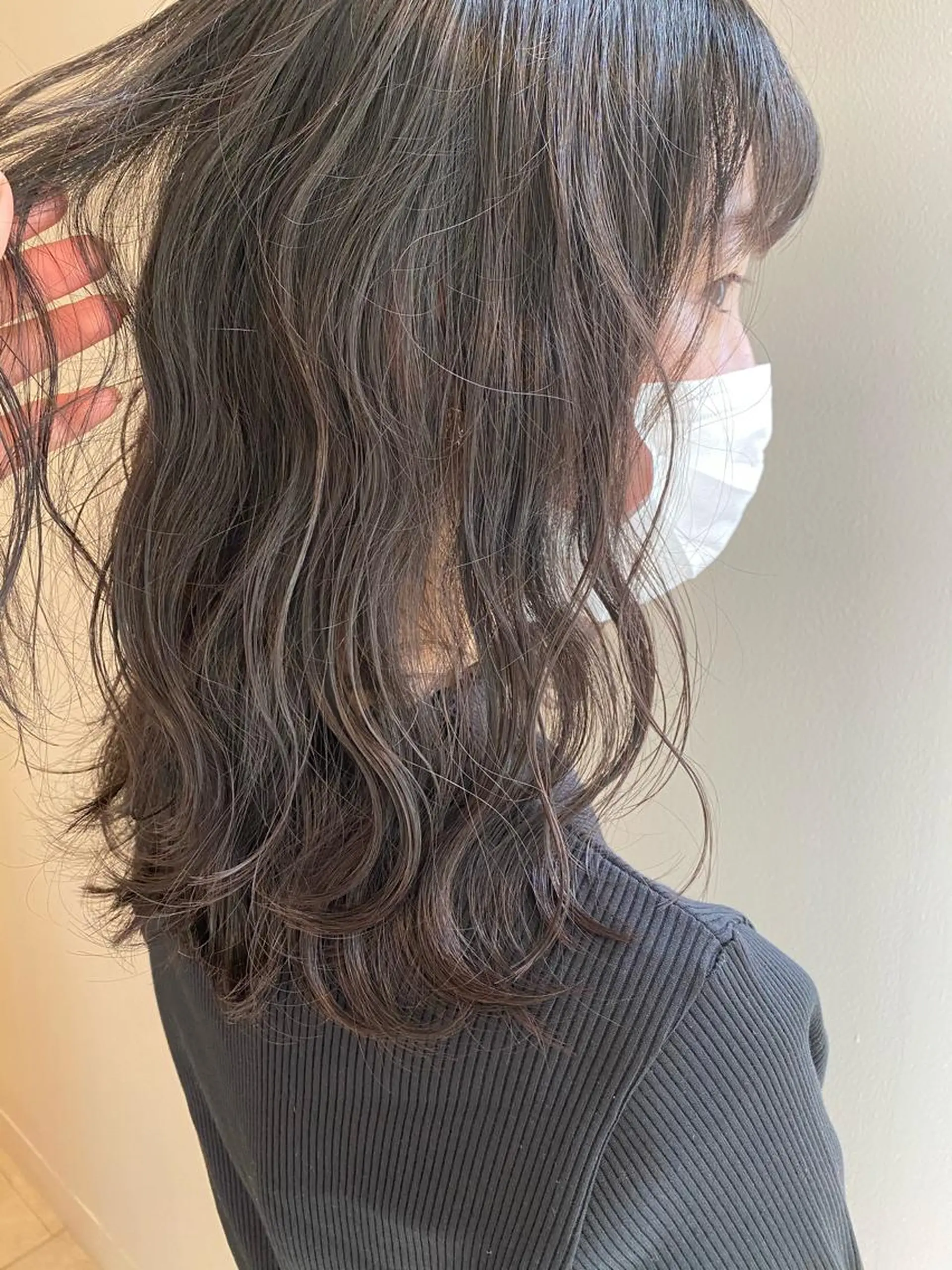 ミディアム カラー レイヤー/ウルフ🤎 mayo.のヘアスタイル