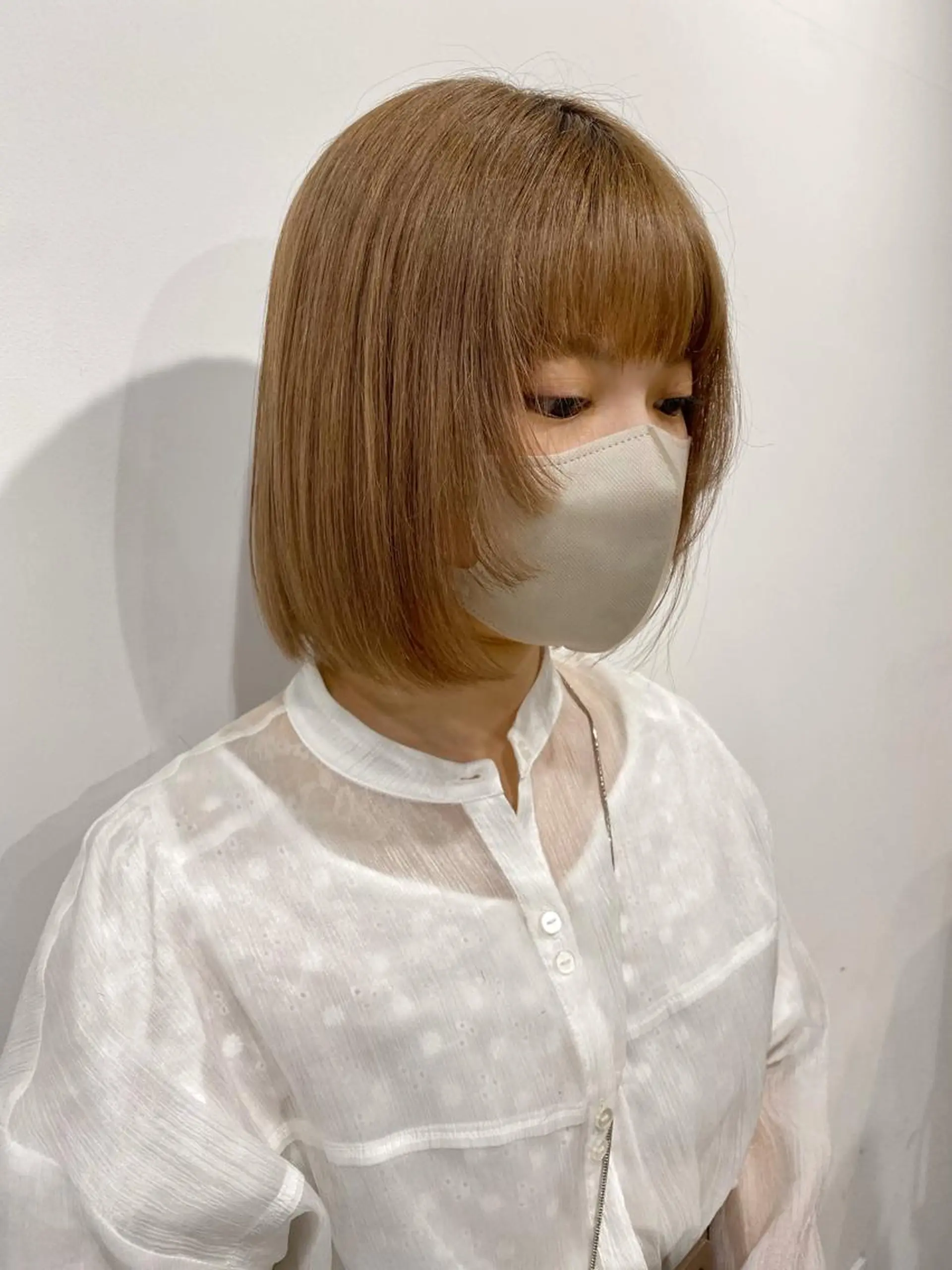 ショート 顔まわりレイヤー レイヤーカット レイヤー/髪質改善 渡邉【日吉美容室】のヘアスタイル