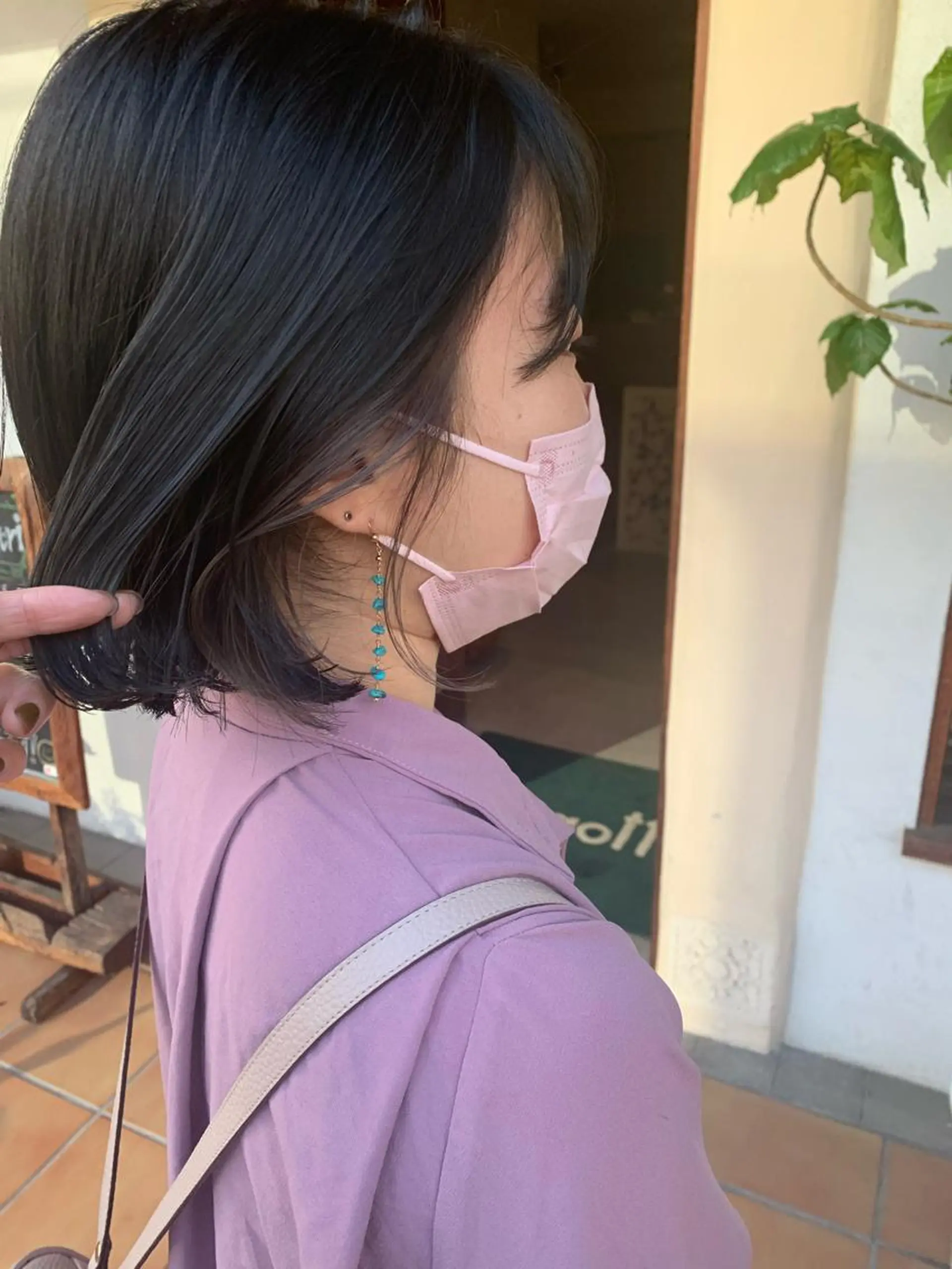 ミディアム カラー ヘアアレンジ ヘアカラー トリートメント 中津/柔らかカラー/ ナガオ　イズミのヘアスタイル