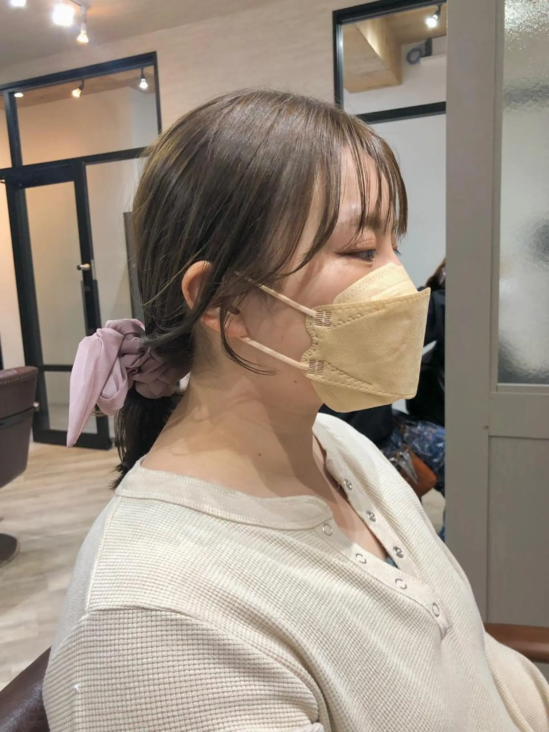 セミロング カラー カット ヘアセット 顔まわり職人🇰🇷 韓国ヘア/KAITOのヘアスタイル