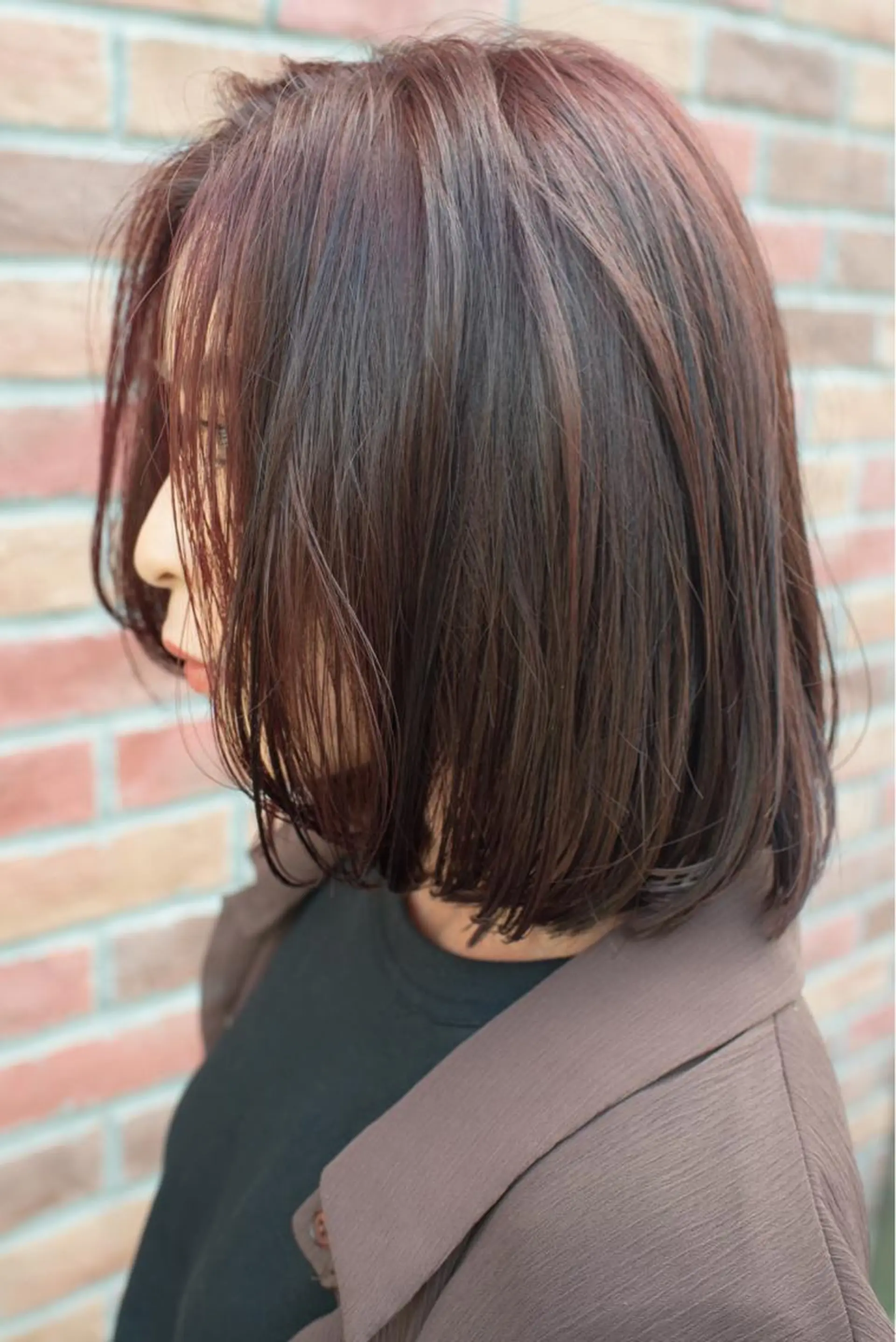 ミディアム カラー 千葉 慎也のヘアスタイル