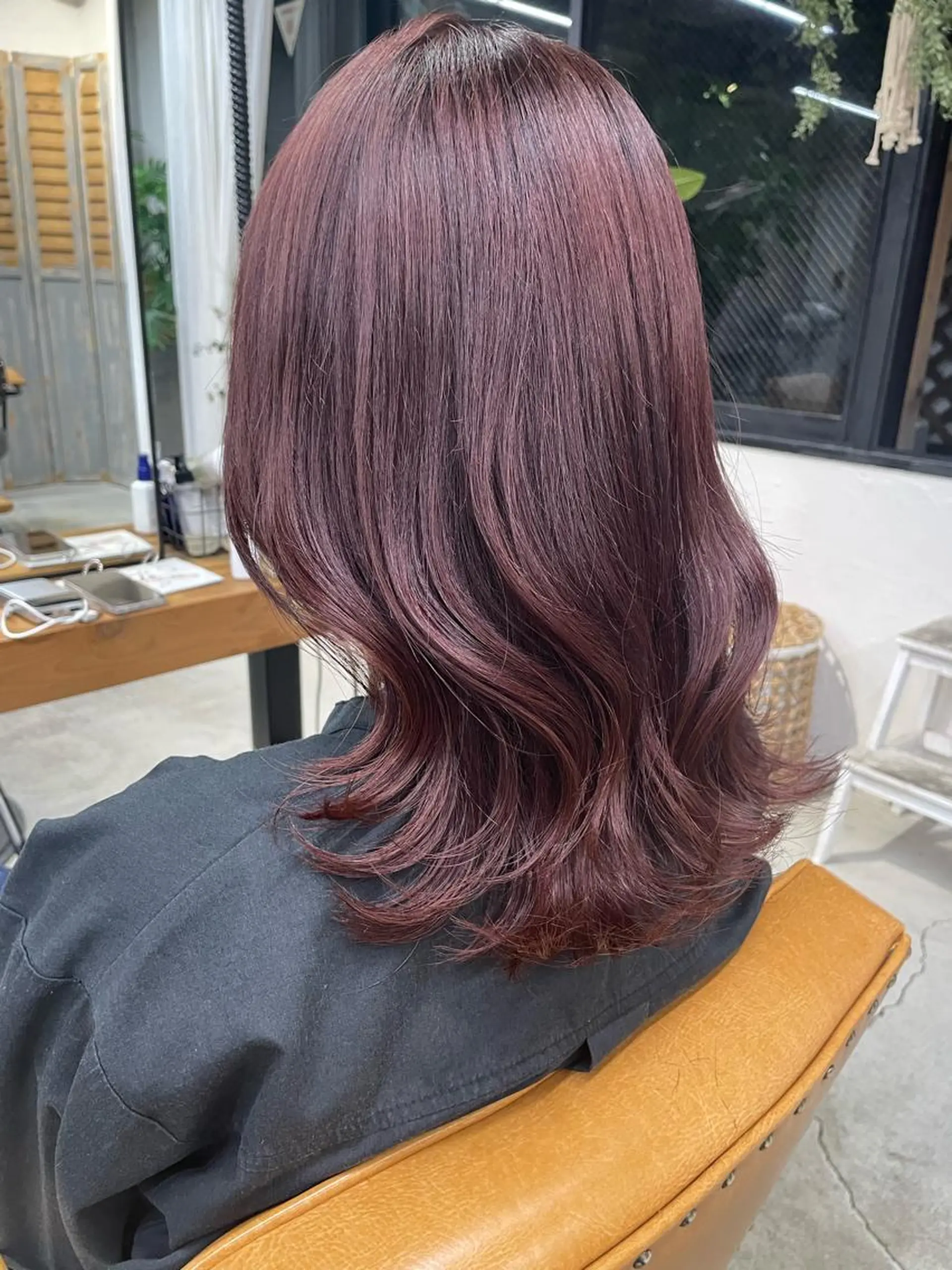 ミディアム カラー unico.所属・韓国ヘア/暖色カラー 新美多英のヘアスタイル