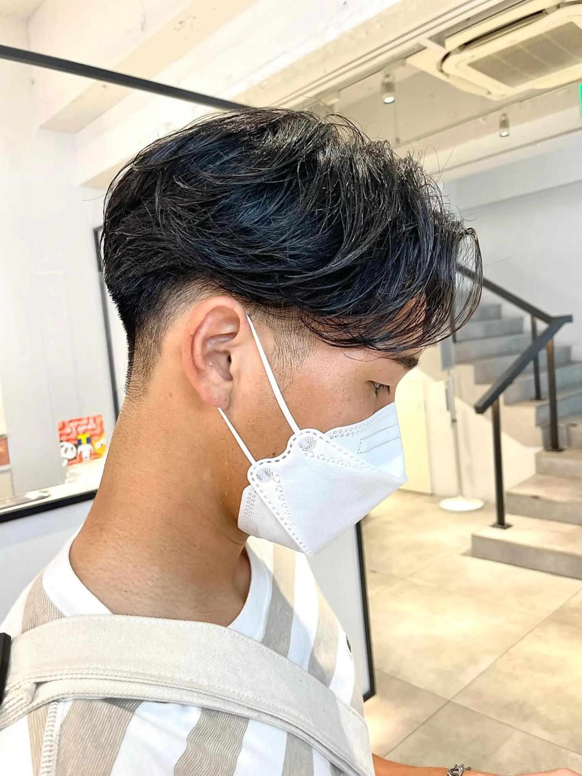 ショート パーマ メンズ カット パーマ 🇰🇷カルマパーマ kaito🇰🇷のヘアスタイル