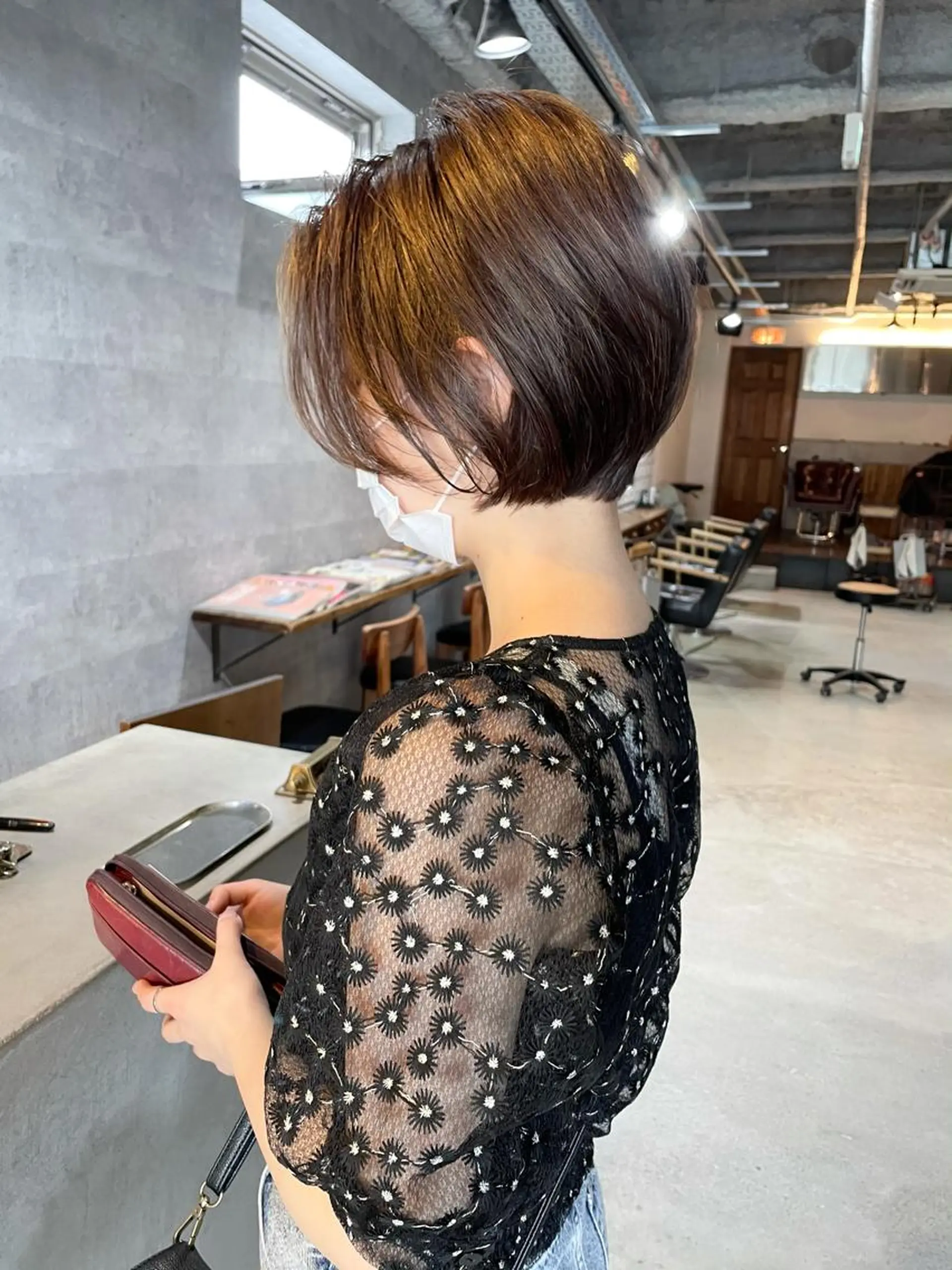 ショート カラー メンズヘア/レイヤー /ボブ山内春輝のヘアスタイル