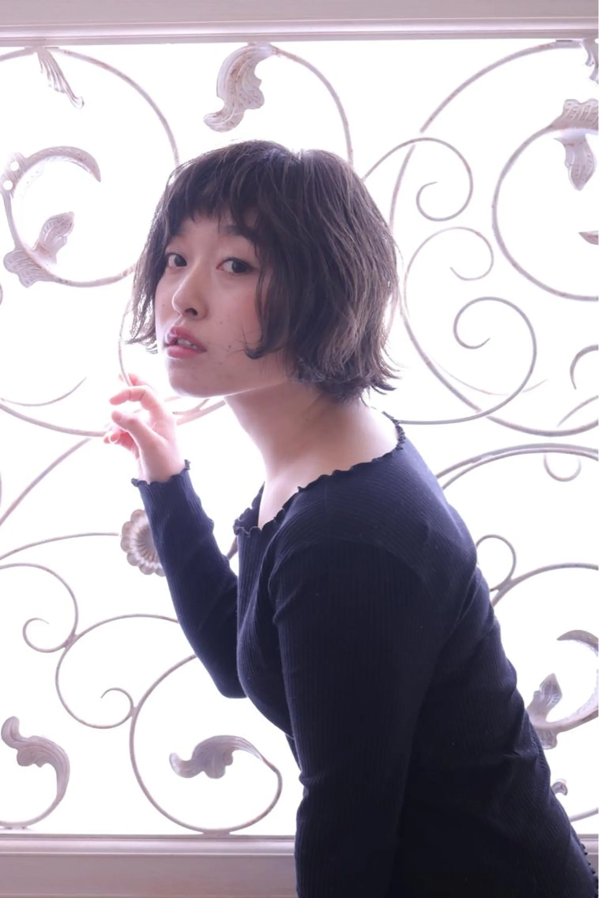 ミディアム カラー パーマ ヘアアレンジ 福元友梨 ディレクター✂️のヘアスタイル