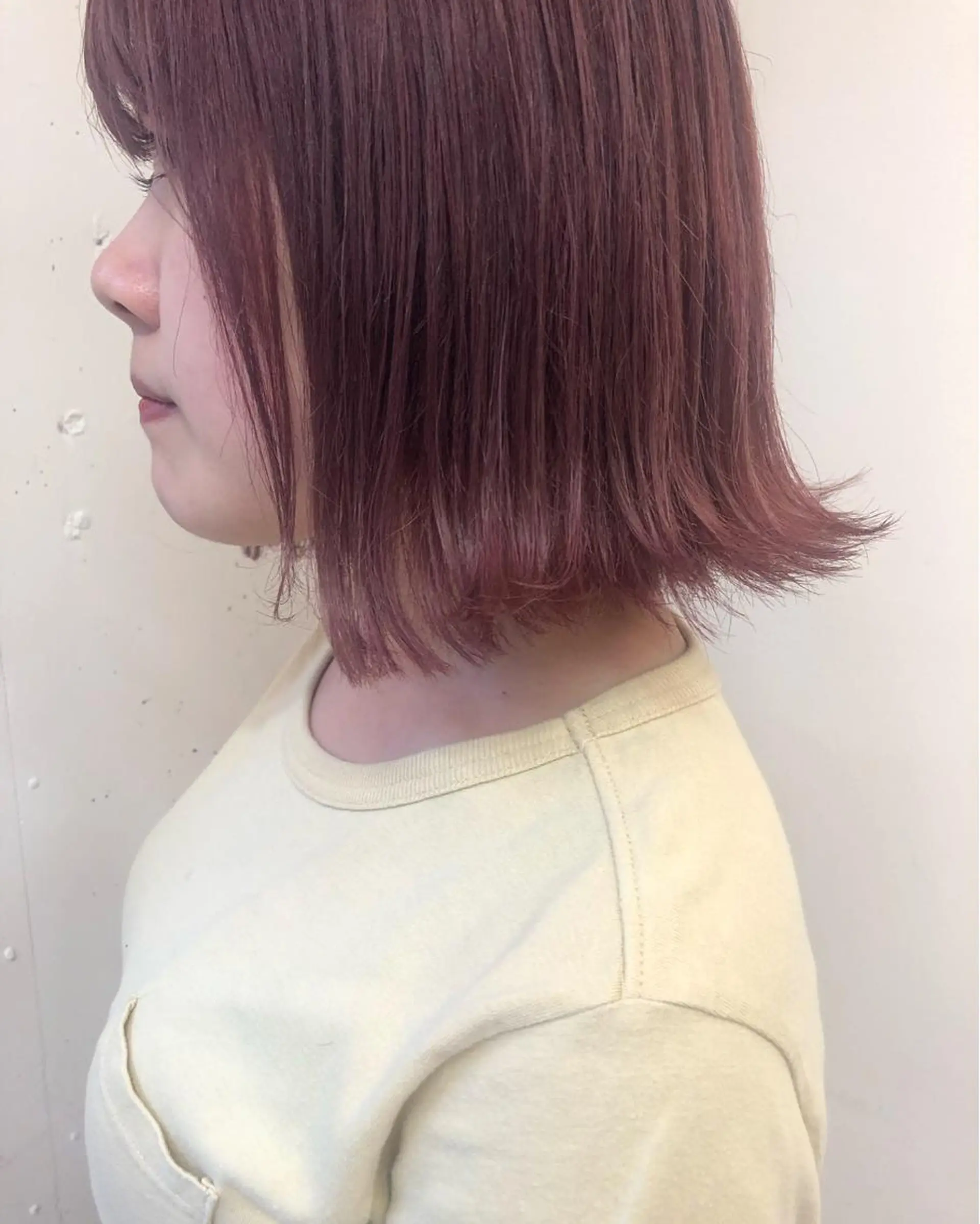 ミディアム レイヤーカット/ 透明感カラーmikuのヘアスタイル