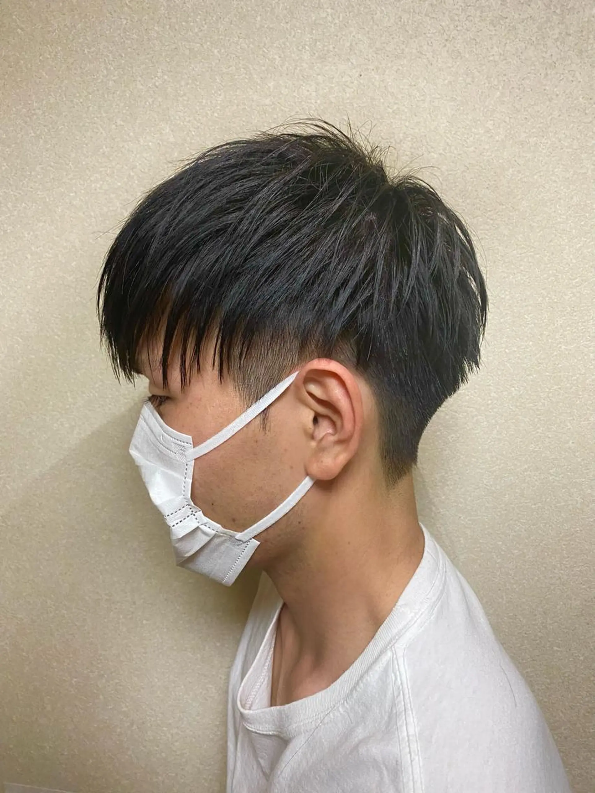 ショート メンズ 縮毛矯正 滝沢尚起のヘアスタイル