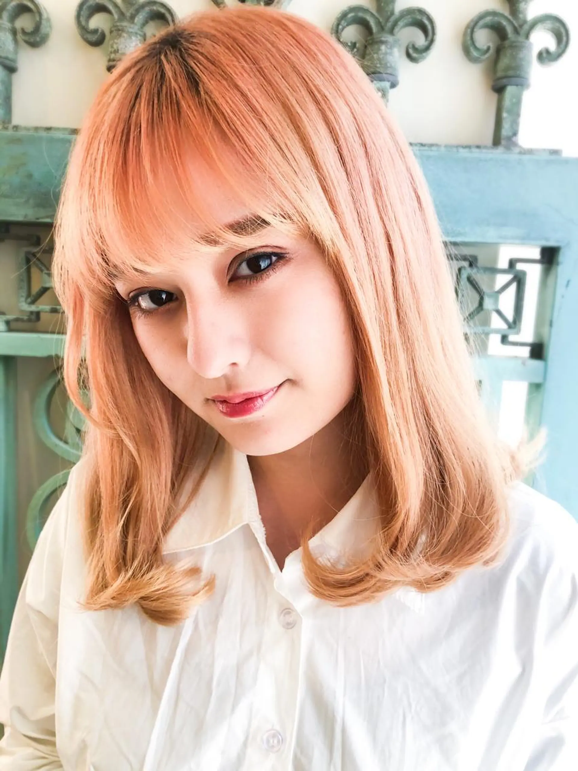 セミロング カラー パーマ ヘアアレンジ メンズ 表参道Lise おおいしおりのヘアスタイル